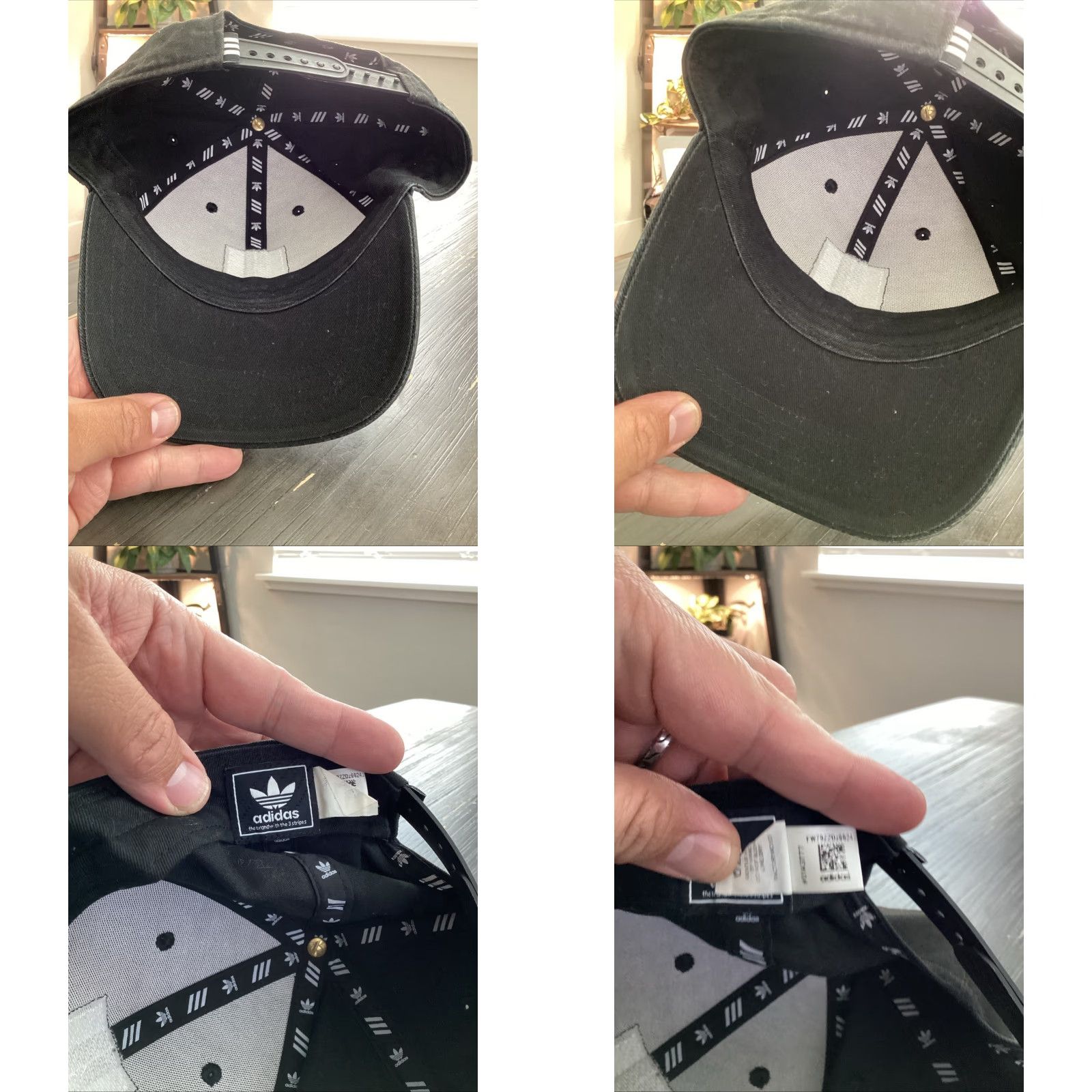 Adidas Adidas Men's Cap Hat - Black, Snap back Pattern: Solid Casual One Size Black Cotton, Polyester Knit Baseball Cap Sports, Logo Adjustable Men Size ONE SIZE - 8 Thumbnail