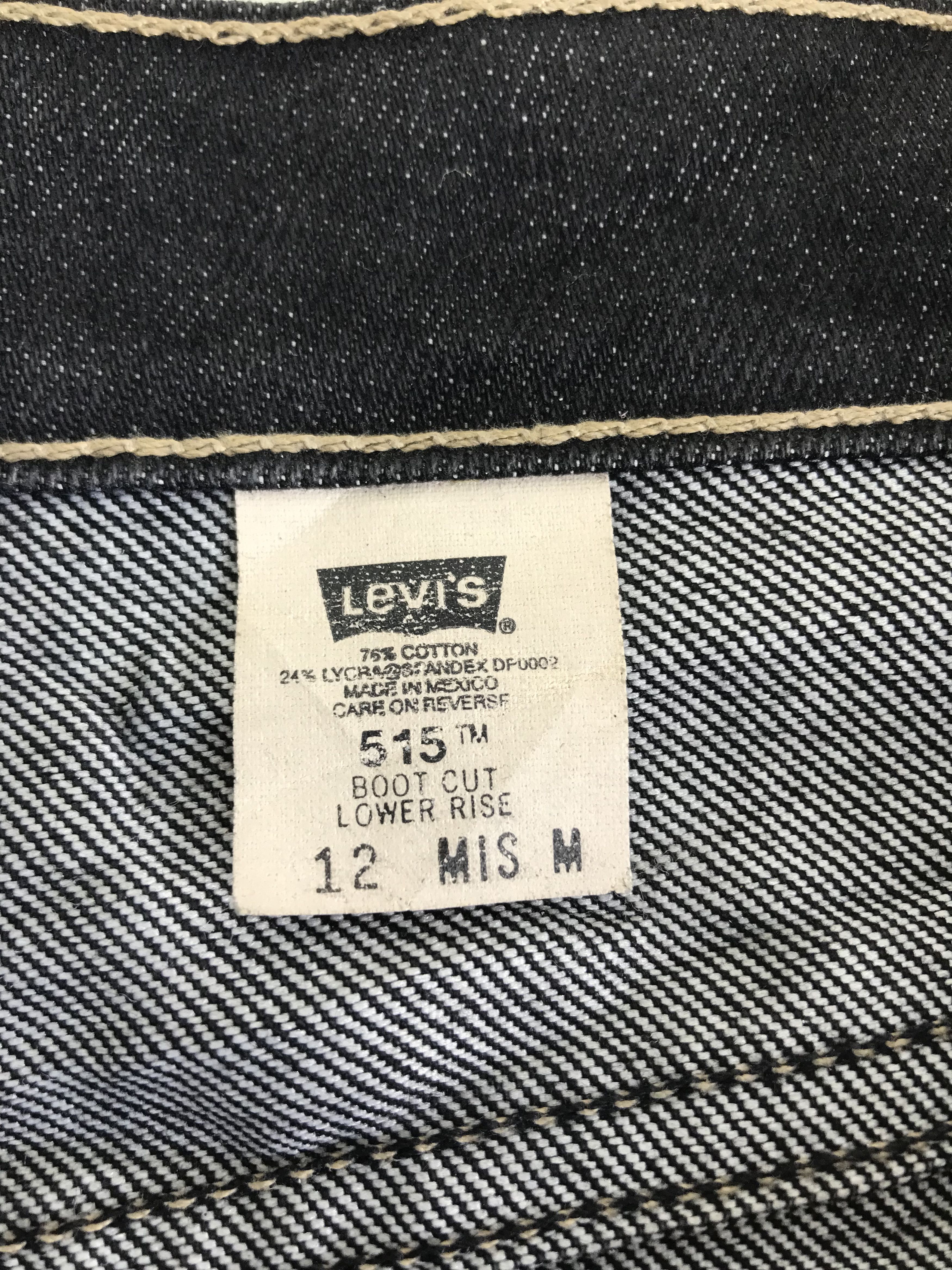 Levi's Vintage Levi's 515 Flare Jeans Super Black Boot Cut Denim Size 32" / US 10 / IT 46 - 12 Thumbnail