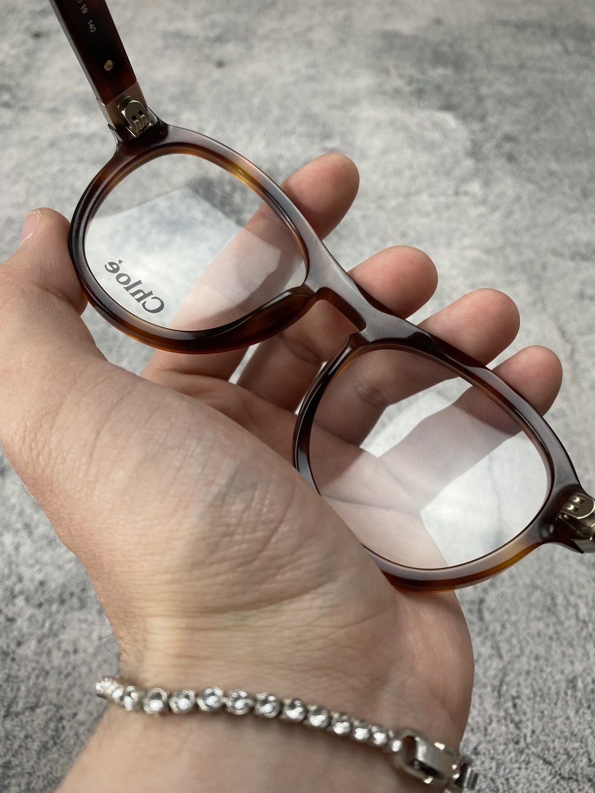 Chloe Rare Chloe Round Tortoise Optical Glasses Frames Size ONE SIZE - 22 Thumbnail