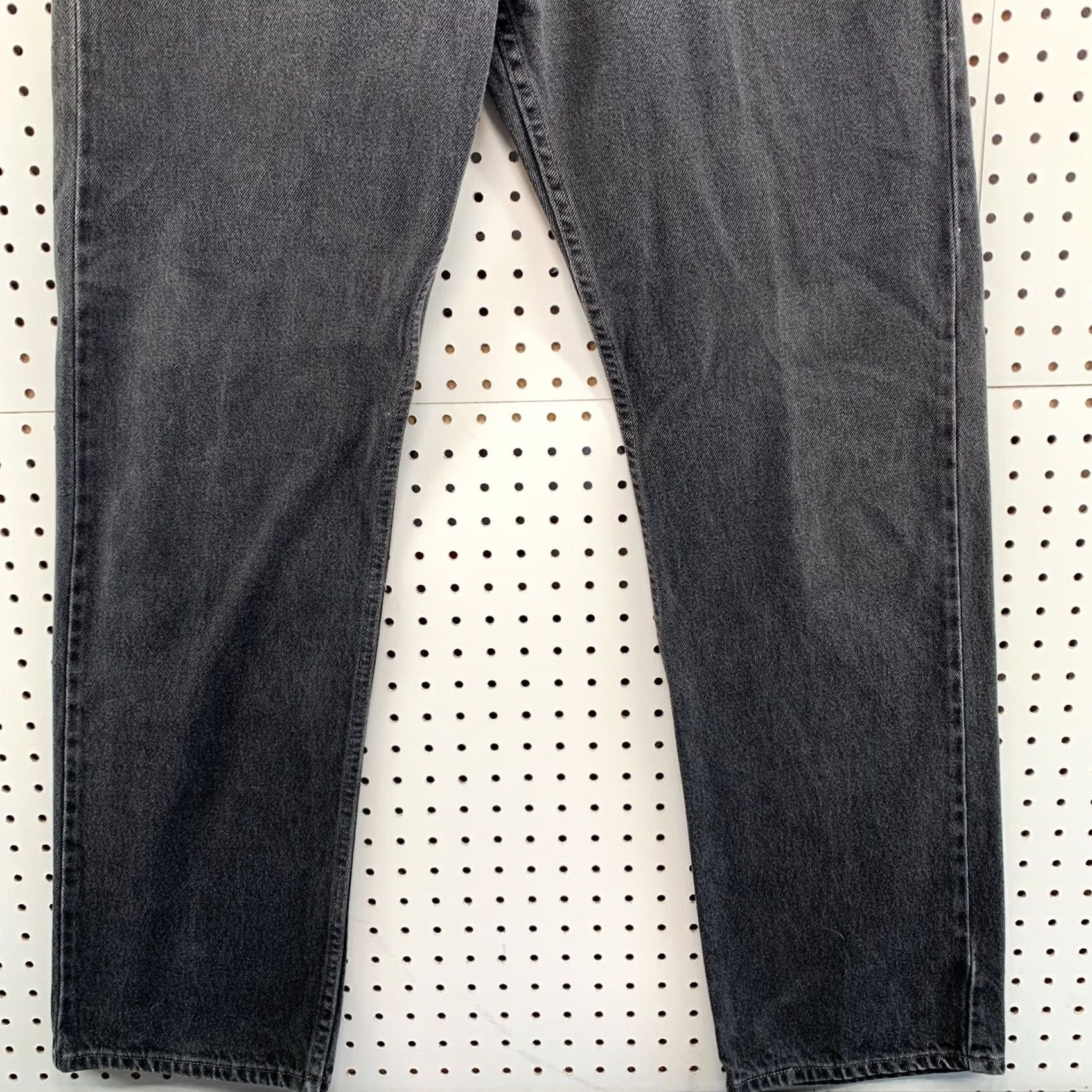 Levi's VINTAGE Levi's 505 Black Denim Jeans Mens Straight Regular 35x34 90s Theme Leather? Size US 38 / EU 54 - 6 Thumbnail