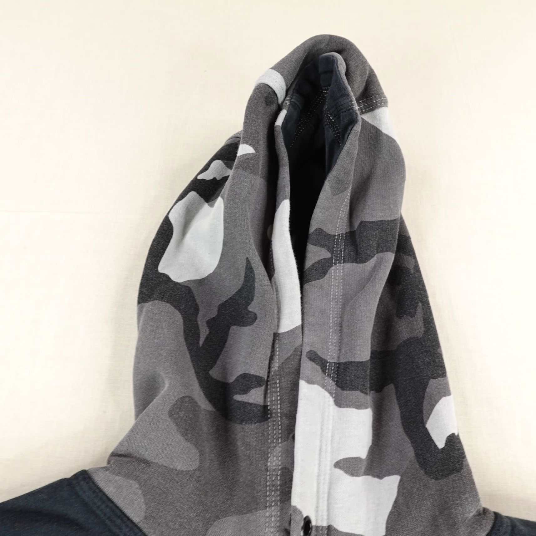 Nike Nike Hoodie Mens XL Black Gray Camo Camouflage Pullover Sweatshirt Warmup Gym Size US XL / EU 56 / 4 - 3 Thumbnail