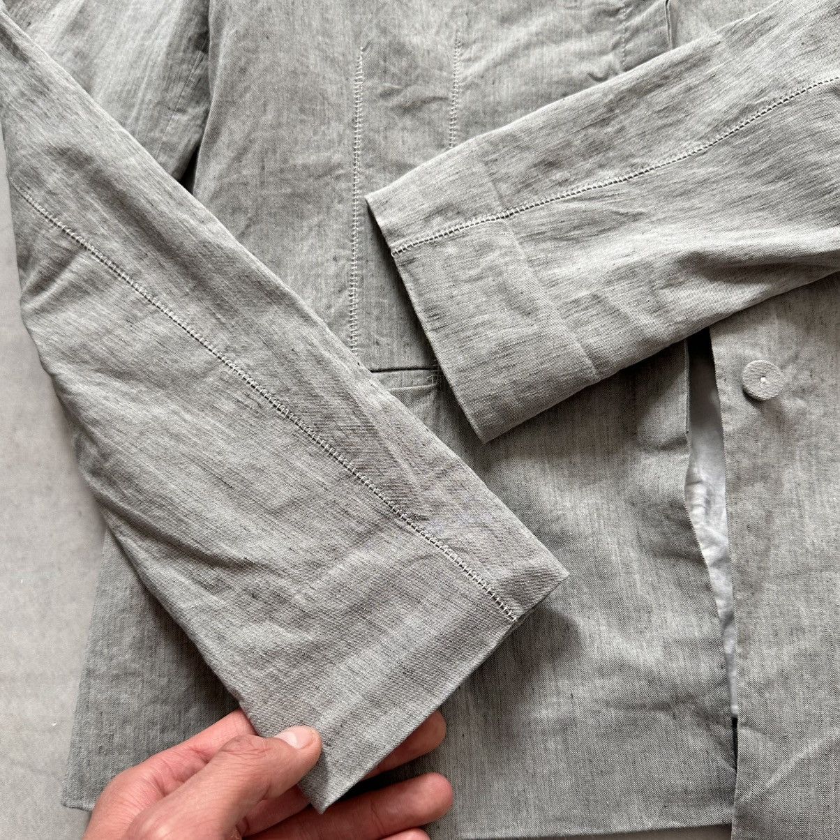 Annette Gortz Annette Gortz Artisanal Linen Jacket Rick Owens Vibe Size M / US 6-8 / IT 42-44 - 7 Thumbnail