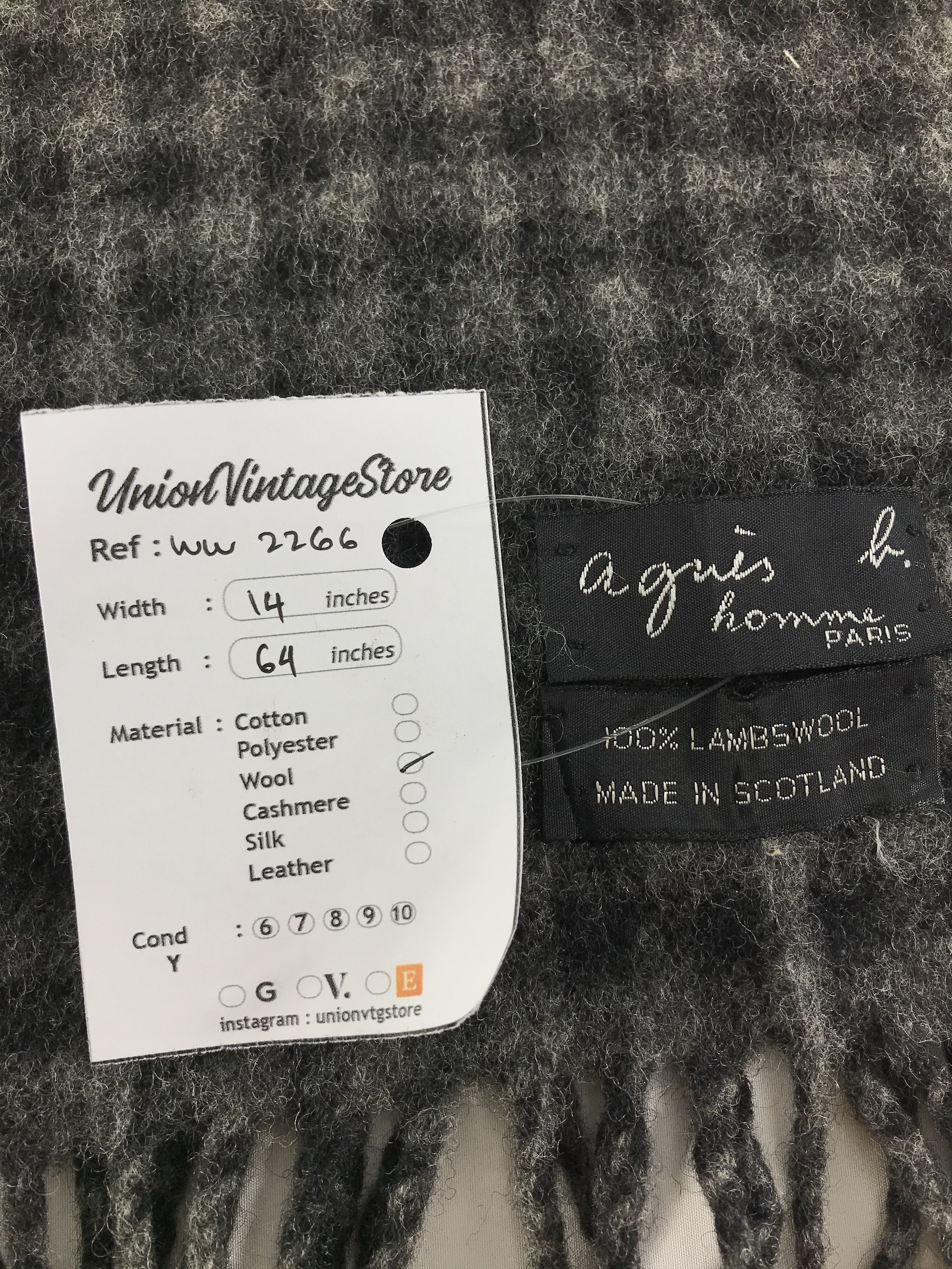 agnes b. Agnes B. Scarf / Muffler / Neckwear - WW2266 Size ONE SIZE - 4 Thumbnail