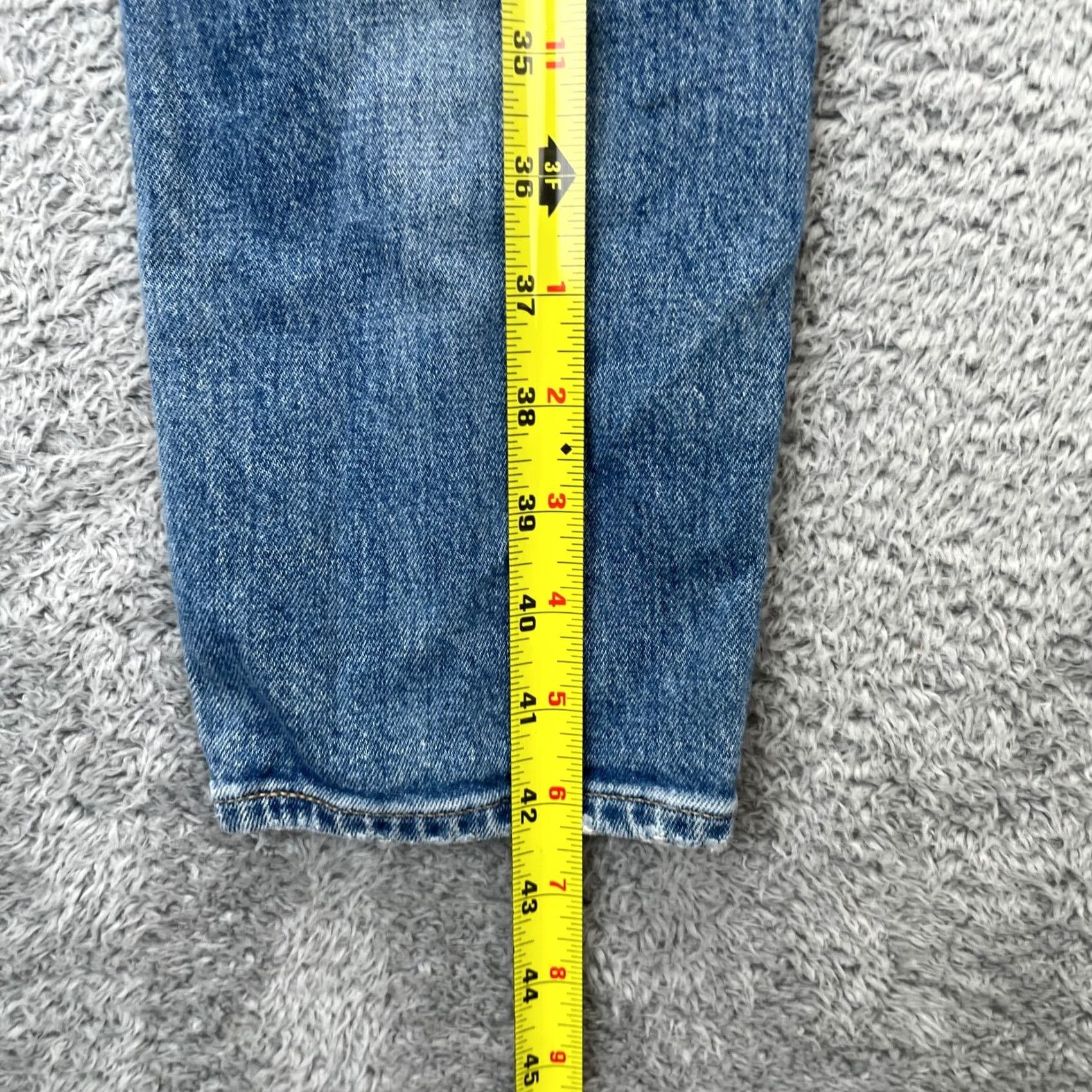 Levi's Levi's 721 Jeans Womens 28 Blue Skinny High Rise Denim Cotton Medium Wash Jeans City Preppy Womens Size 28" / US 6 / IT 42 - 6 Thumbnail