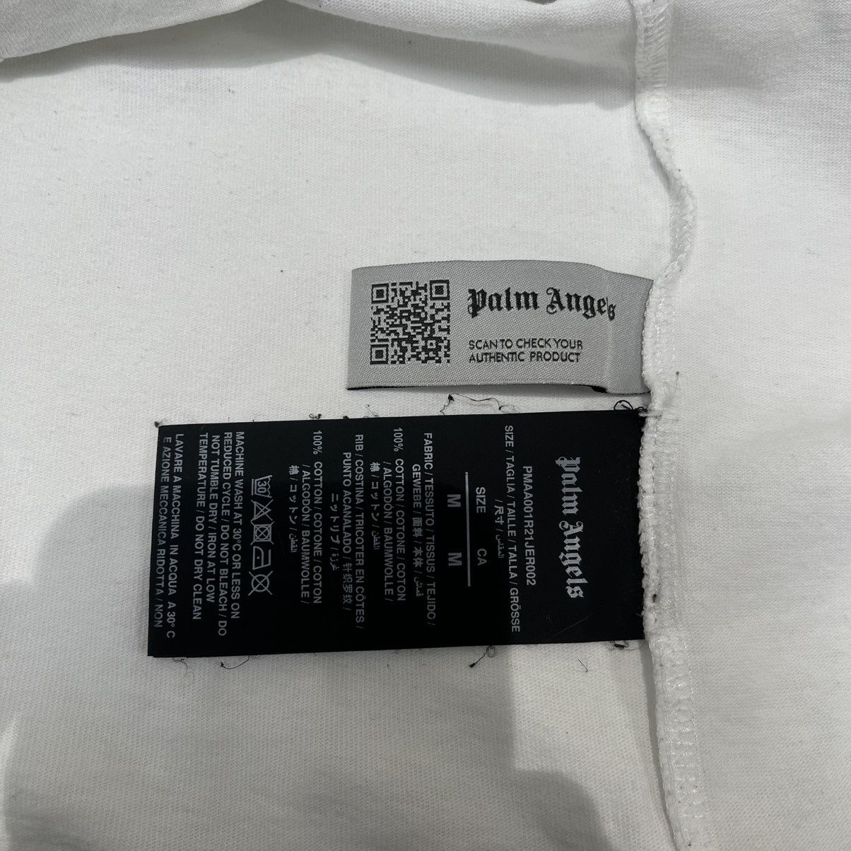 Palm Angels Palm Angels Crocodile Print Tee White Size US M / EU 48-50 / 2 - 6 Thumbnail