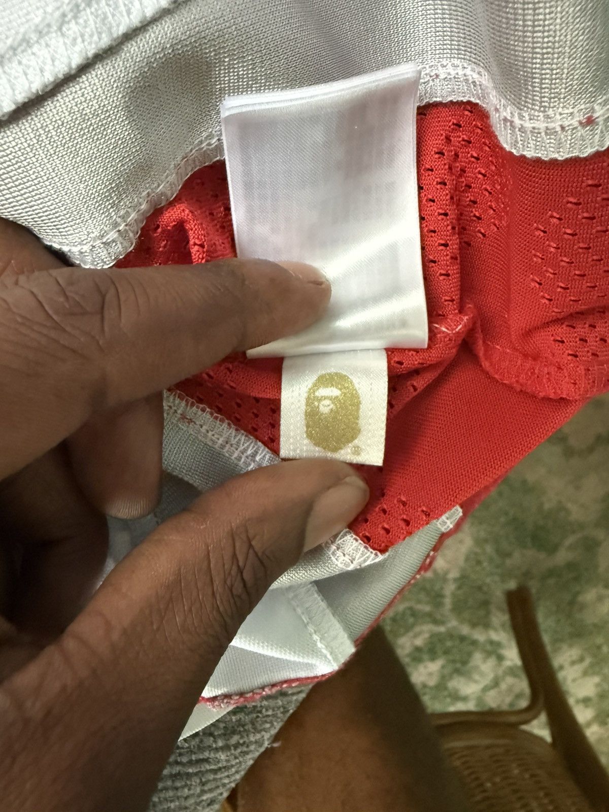 Bape Bape Red Hockey Jersey Size US M / EU 48-50 / 2 - 5 Thumbnail