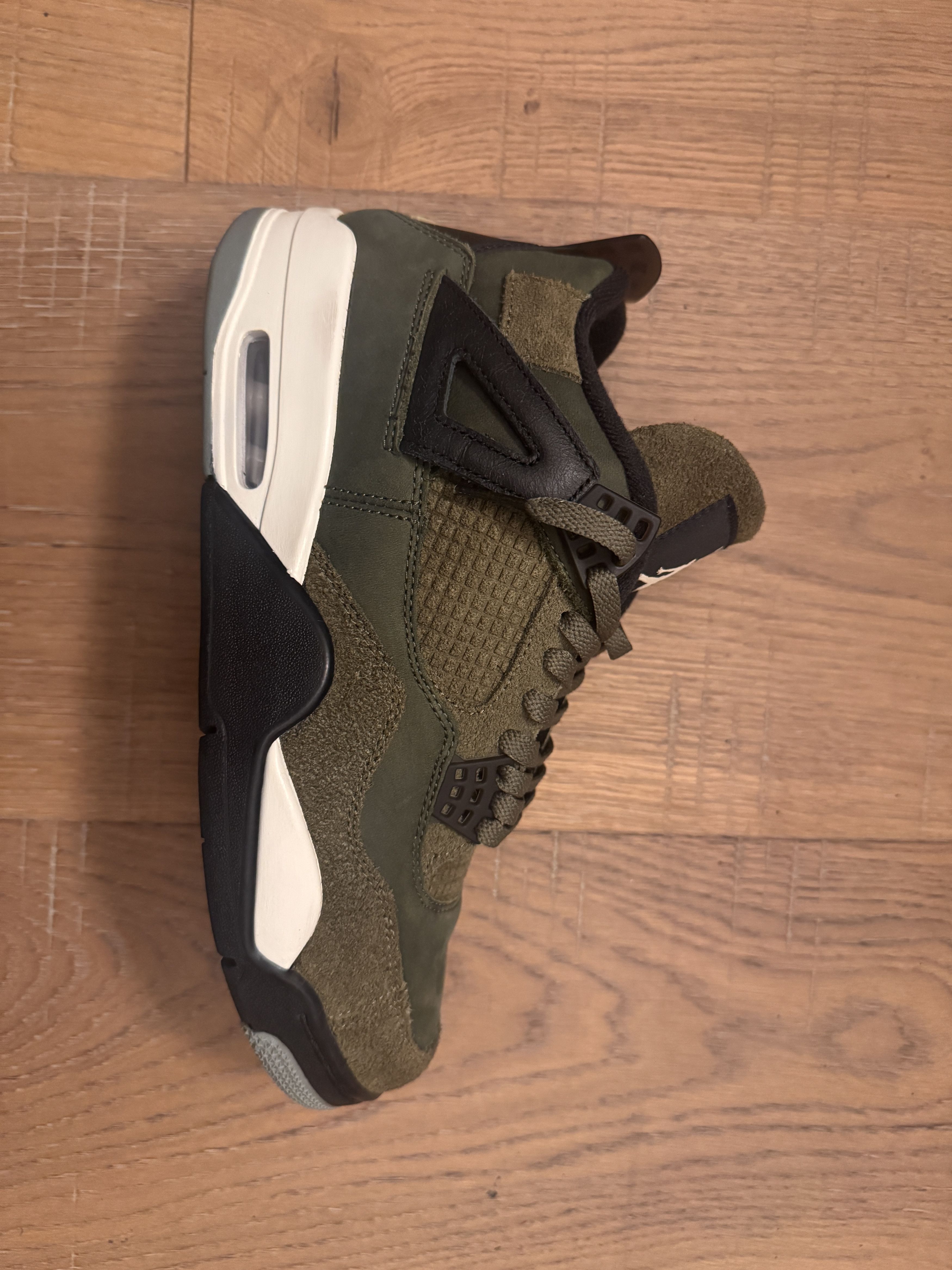 Jordan Brand × Nike Jordan 4 Olive Craft Special Edition Size US 9 / EU 42 - 4 Thumbnail