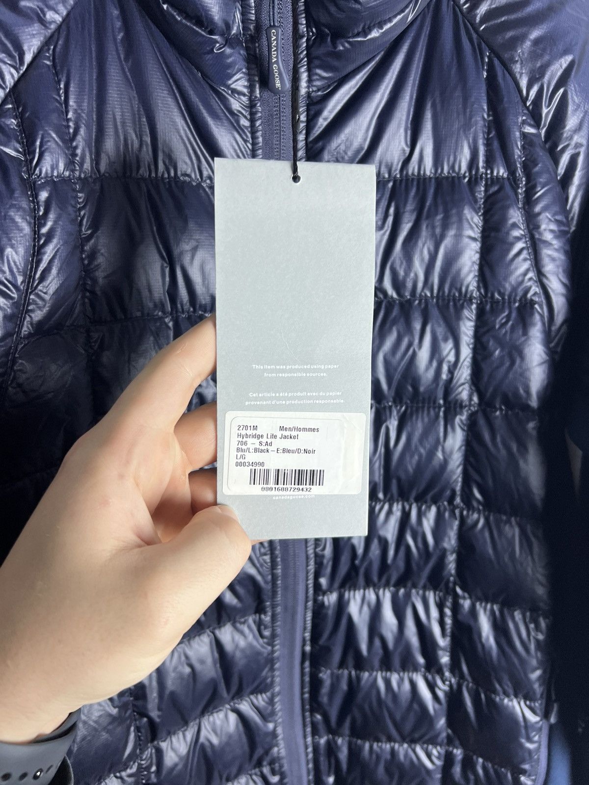 Canada Goose CANADA GOOSE Hybridge Lite Down Puffer Jacket Size US L / EU 52-54 / 3 - 4 Thumbnail