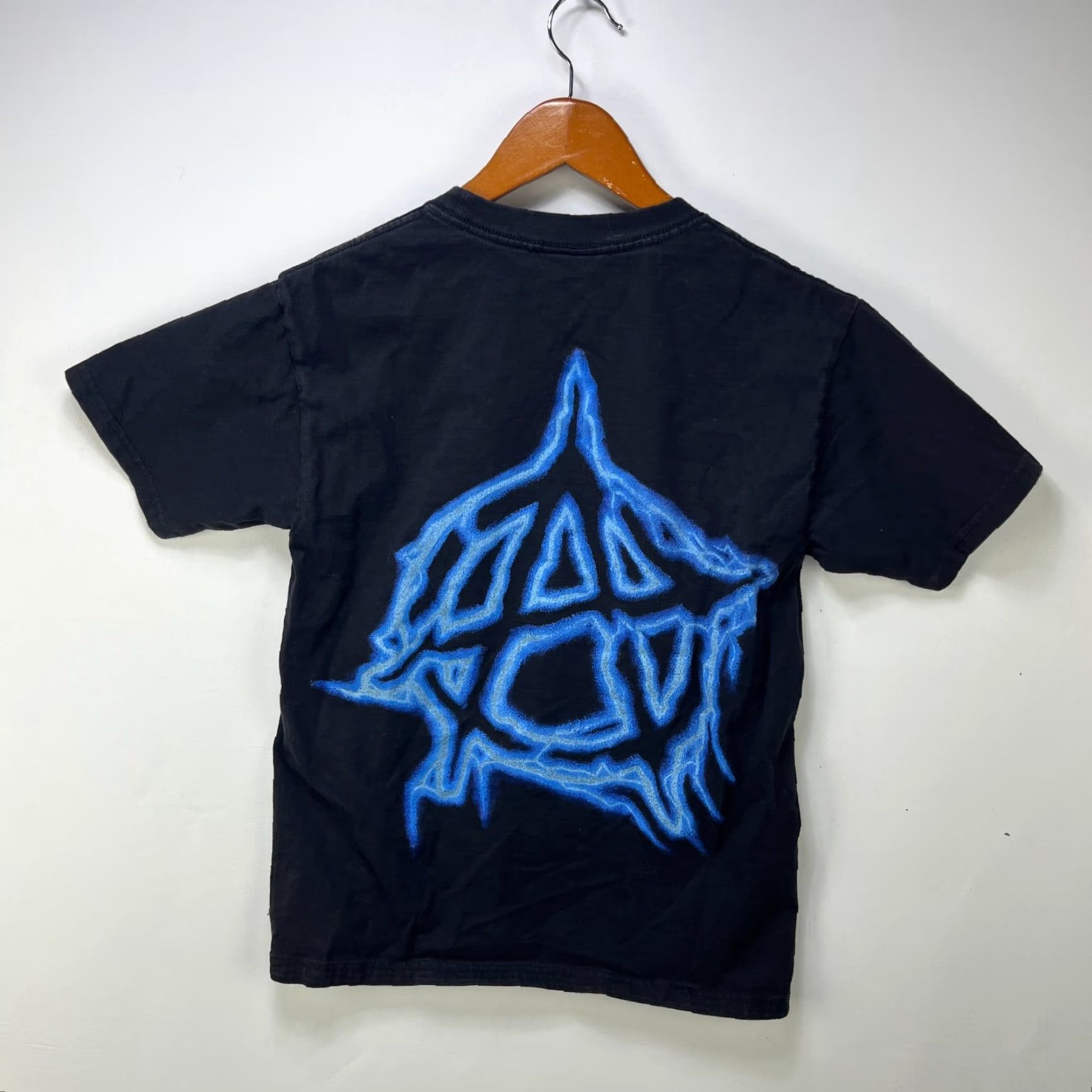 Revenge Revenge T-Shirt S Black Cotton Knit Logo Hanes Beefy-T Men Regular Short Sleeve Vintage No Size US S / EU 44-46 / 1 - 3 Thumbnail