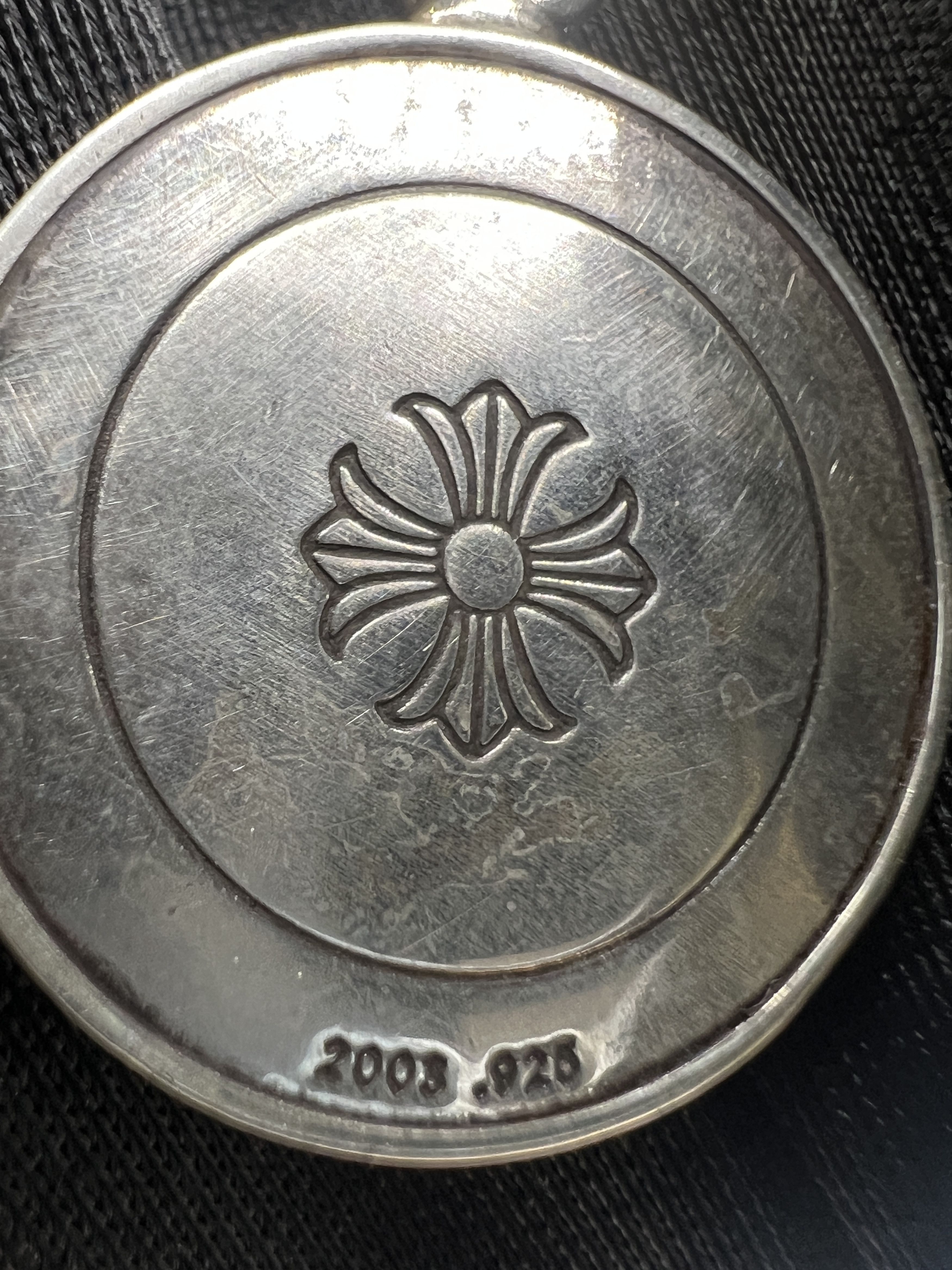Chrome Hearts Chrome Hearts Small Medallion Pendant With Ball Chain Size ONE SIZE - 7 Thumbnail