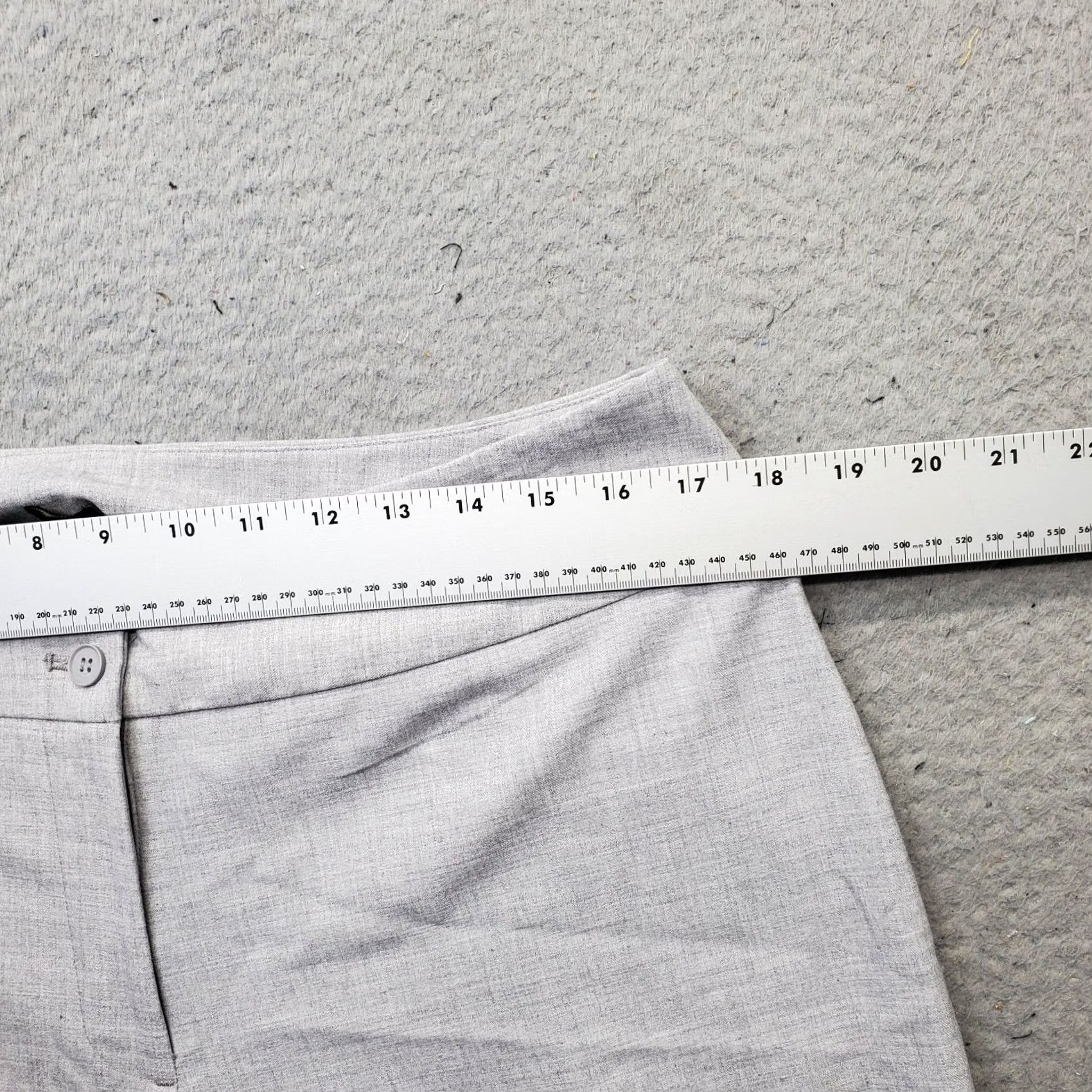 Vintage Lane Bryant Pants Womens 14 Gray Stretch Flat Front Bootcut Leg 2 Button Fly Shirt Pants Womens Size 14 Gray Bootcut Mens Womens Girls Boys Size 36" / US 14 / IT 50 - 6 Thumbnail