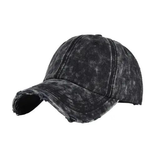 Japanese Brand Hitomi x Kyono Utility grunge tie dye distressed ripped cap Size ONE SIZE - 1 Thumbnail