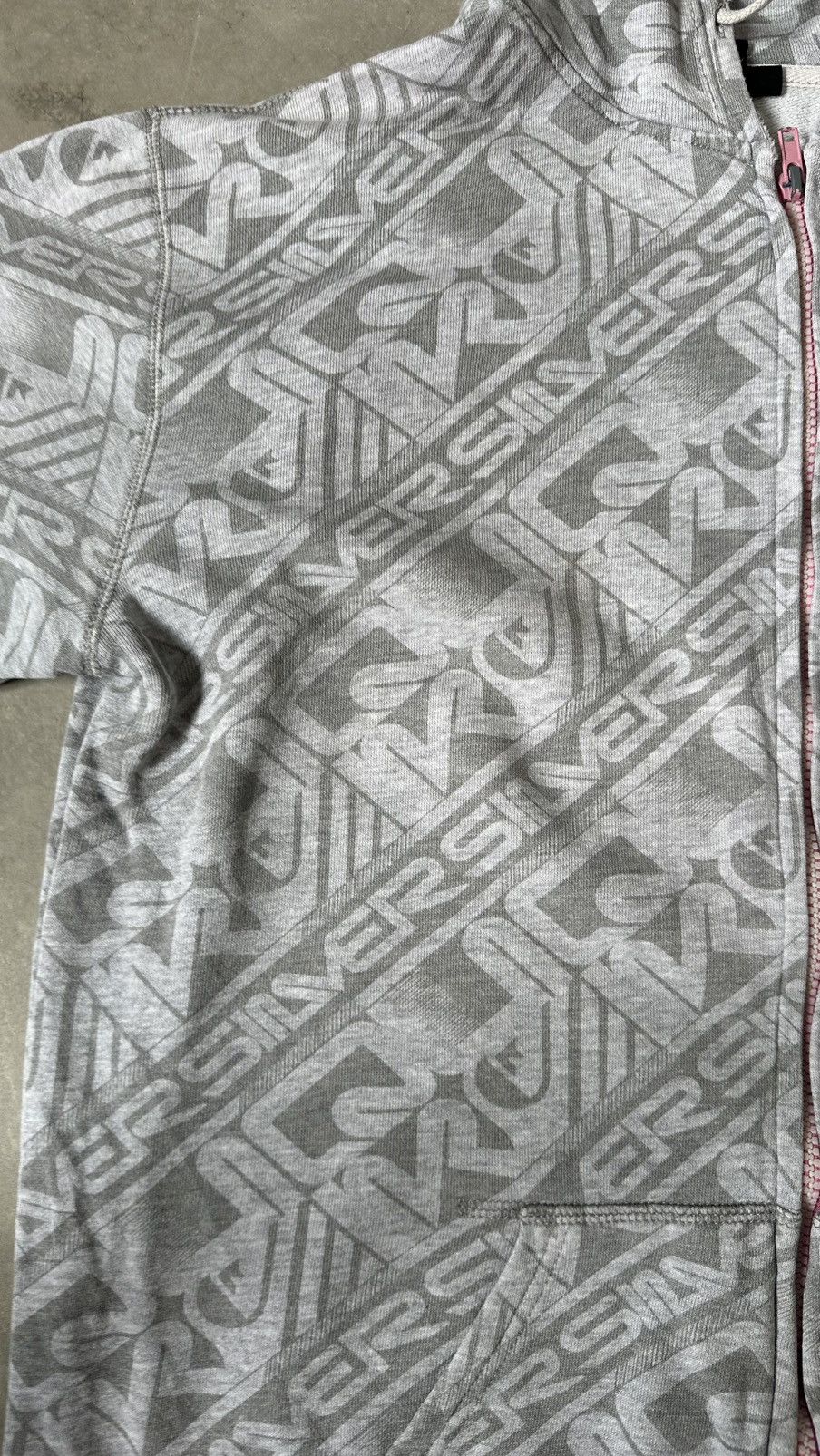 Quiksilver VINTAGE Y2K QUIKSILVER ALL OVER PRINT ZIPPED HOODIE Size US L / EU 52-54 / 3 - 2 Thumbnail