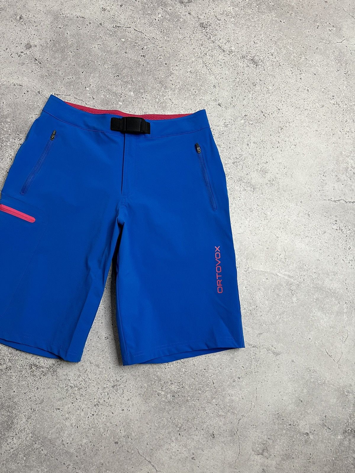 ORTOVOX Ortovox Outdoor Merino Inside Hiking Blue With A Belt Shorts Size 22" - 2 Thumbnail