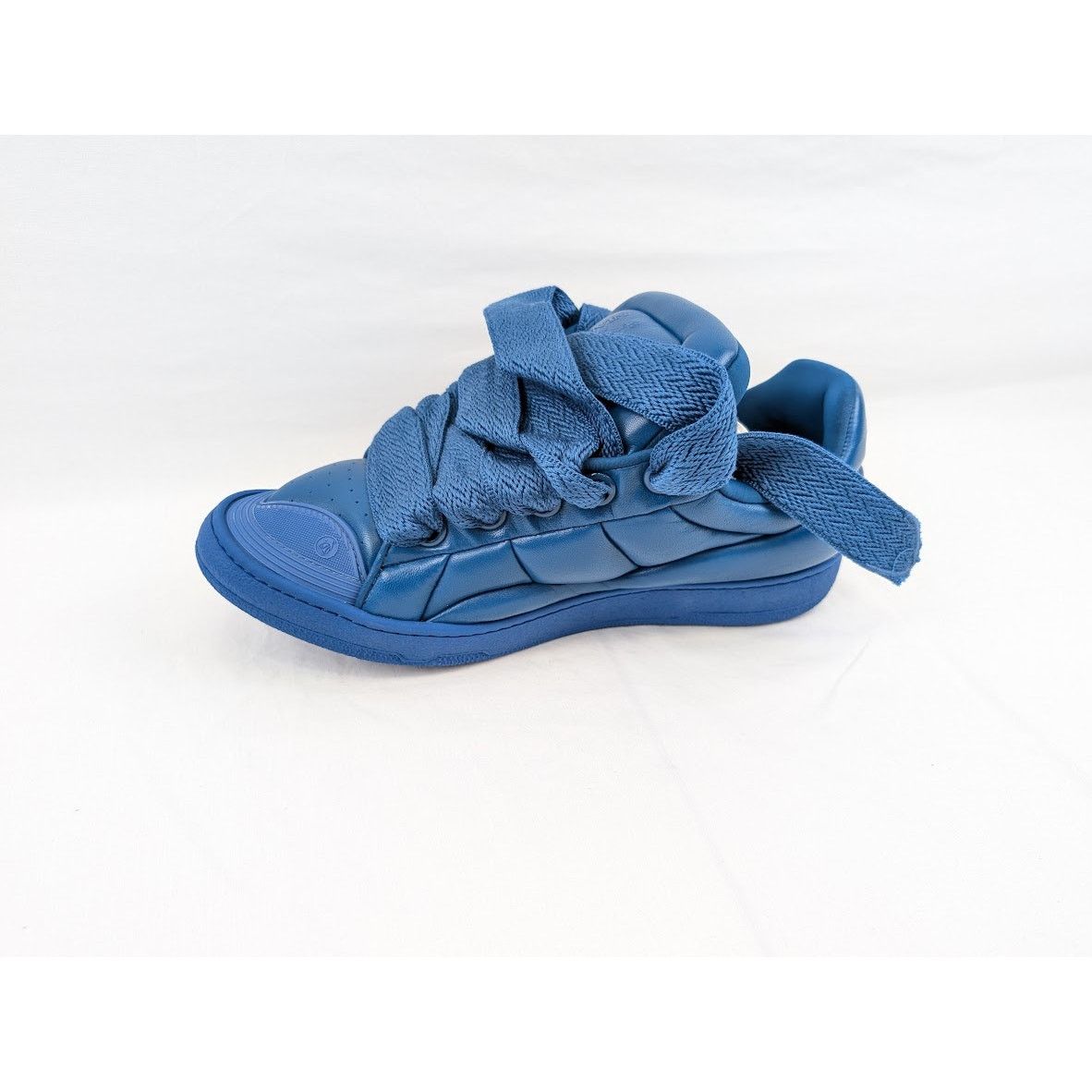 Lanvin o1rshd1 Curb XL Low Top Sneakers in Blue Size US 11 / EU 44 - 9 Thumbnail