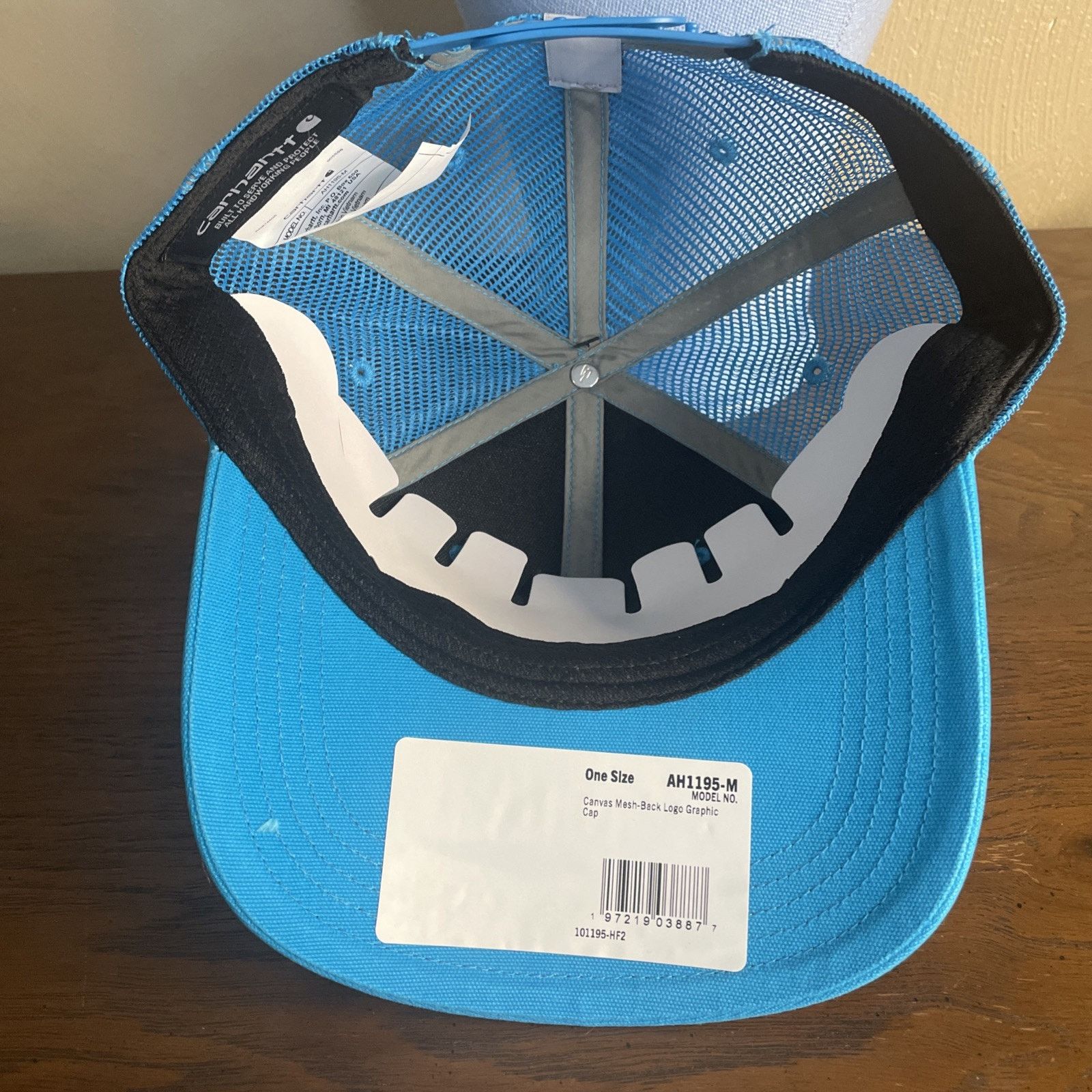 Carhartt CARHARTT AH1195-M Duck Canvas TRUCKERS Mesh Back OSFA NWT Size ONE SIZE - 7 Thumbnail