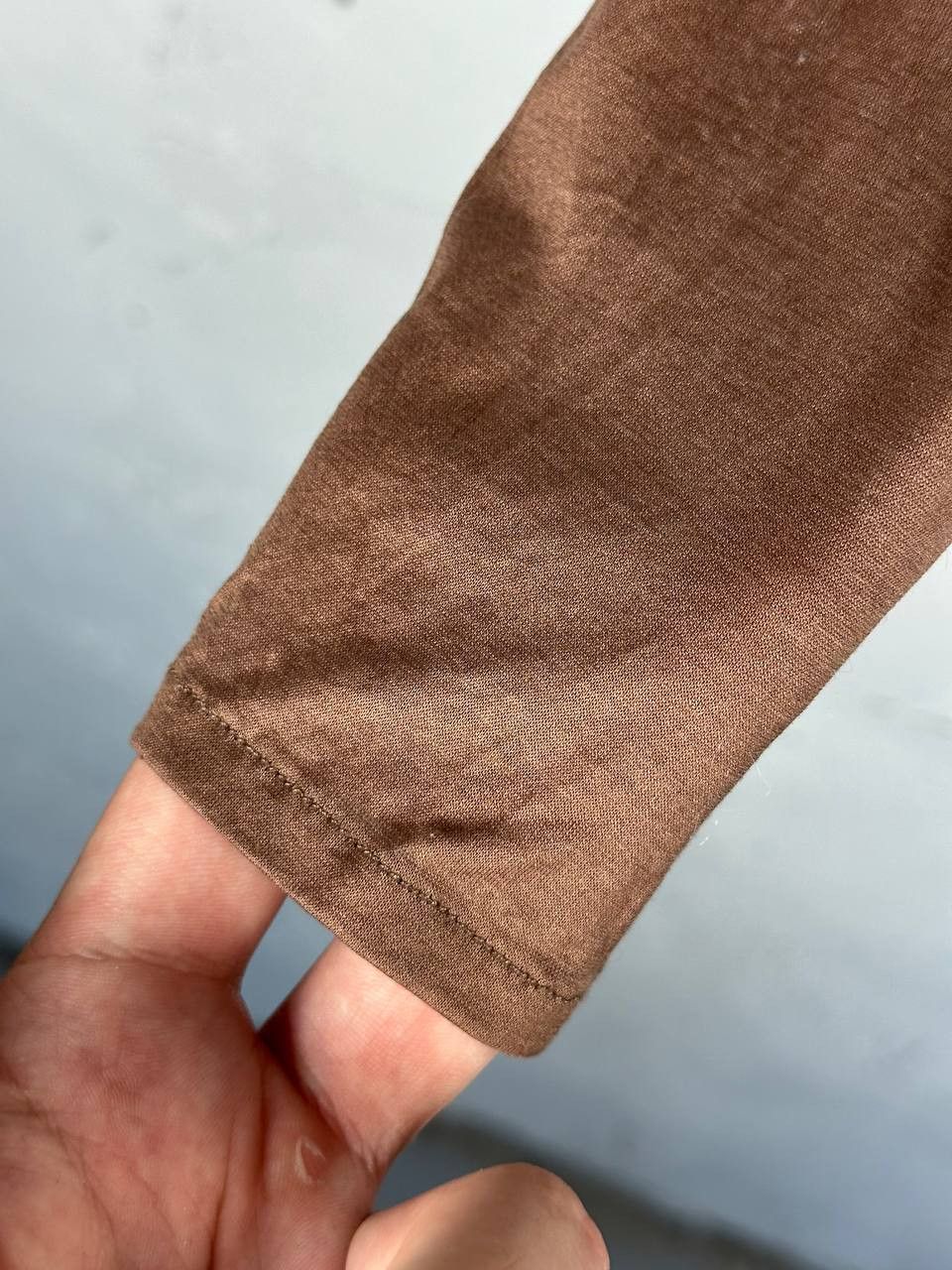 Designer × Gucci Vintage Gucci Ultra Light Brown Longsleeve Size M / US 6-8 / IT 42-44 - 7 Thumbnail