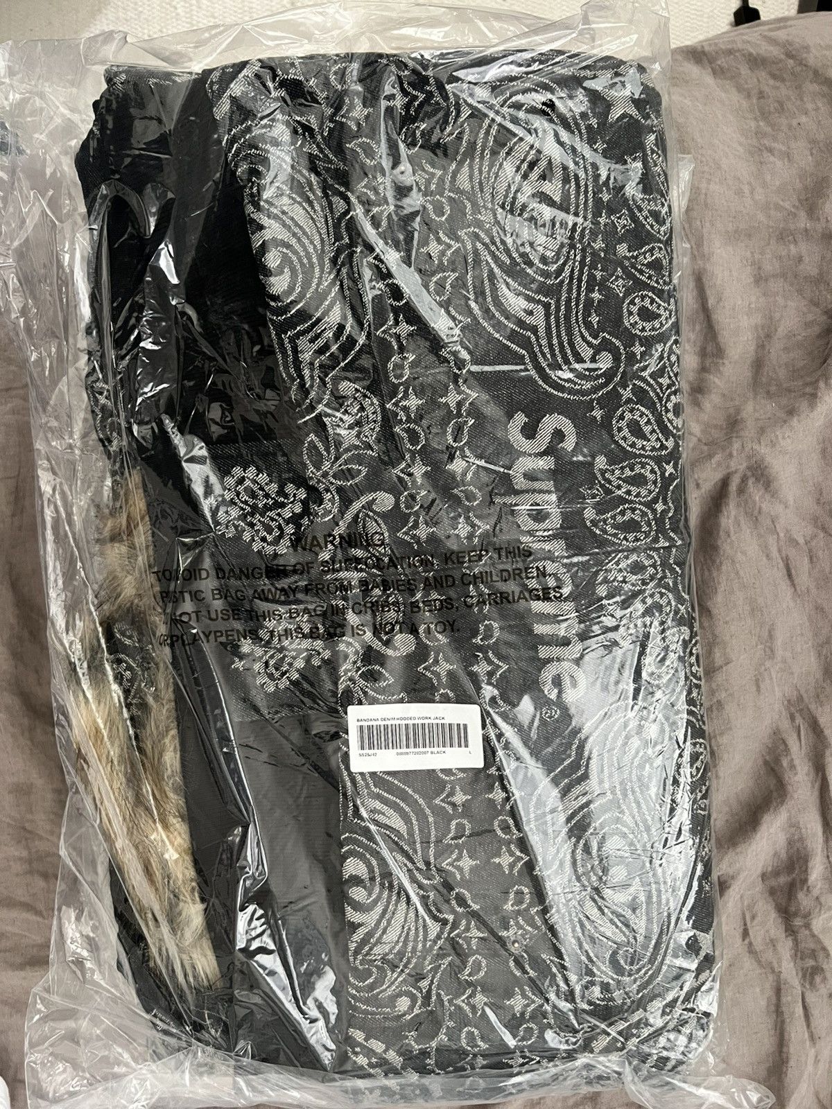 Supreme SUPREME BANDANA JACQUARD DENIM HOODED WORK JACKET large Size US L / EU 52-54 / 3 - 6 Thumbnail