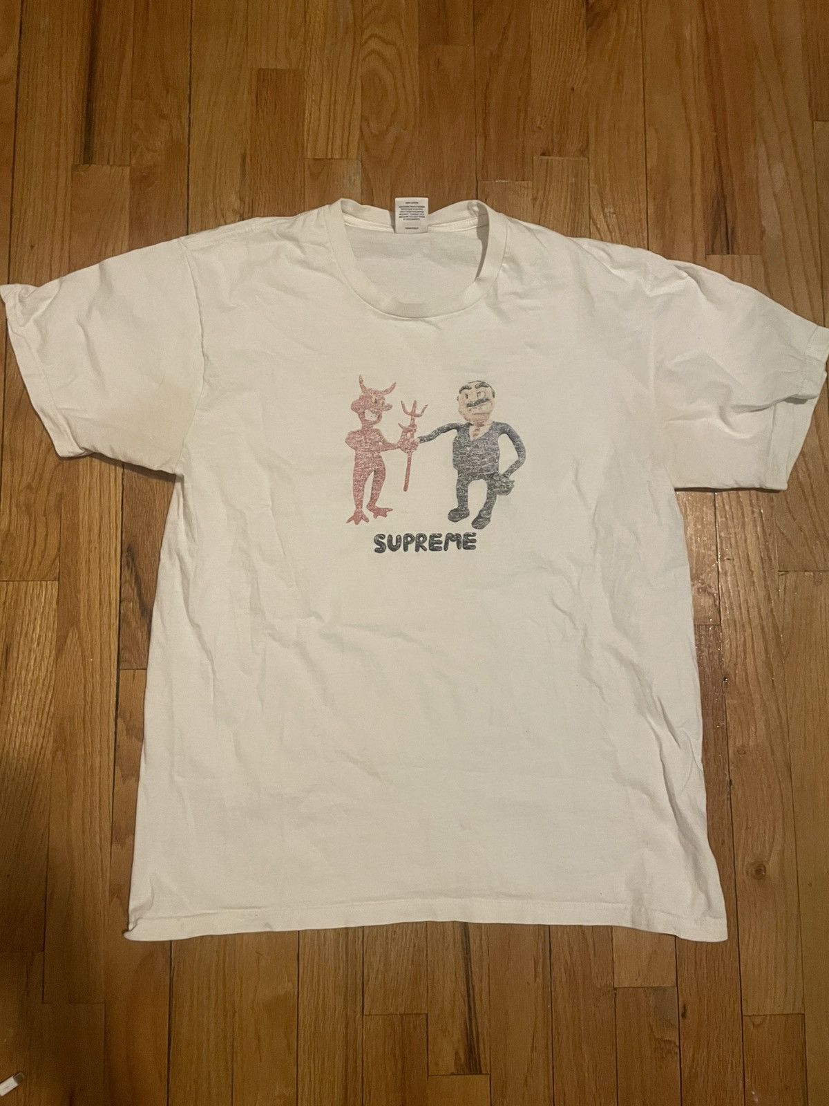 Tシャツ・カットソー Supreme Crash T-Shirt White Supreme-Crash-Tee-FW21-White.