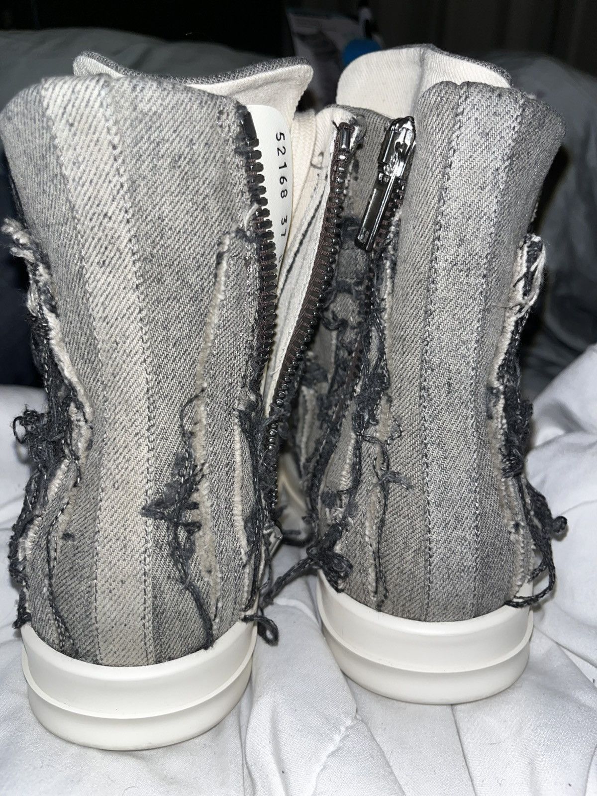 Rick Owens Drkshdw Rick Owen’s DRKSHDW Slashed Denim Size US 7 / IT 37 - 11 Thumbnail