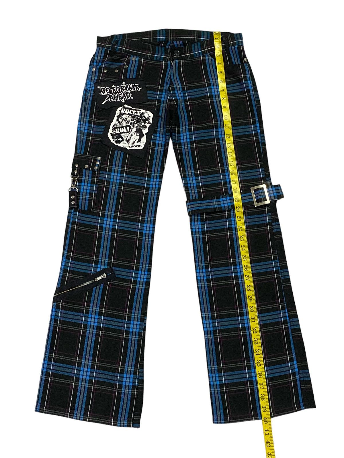 Japanese Brand × Revenge × Seditionaries Sex Pot Revenge Flare Bondage Pants Size US 30 / EU 46 - 6 Thumbnail