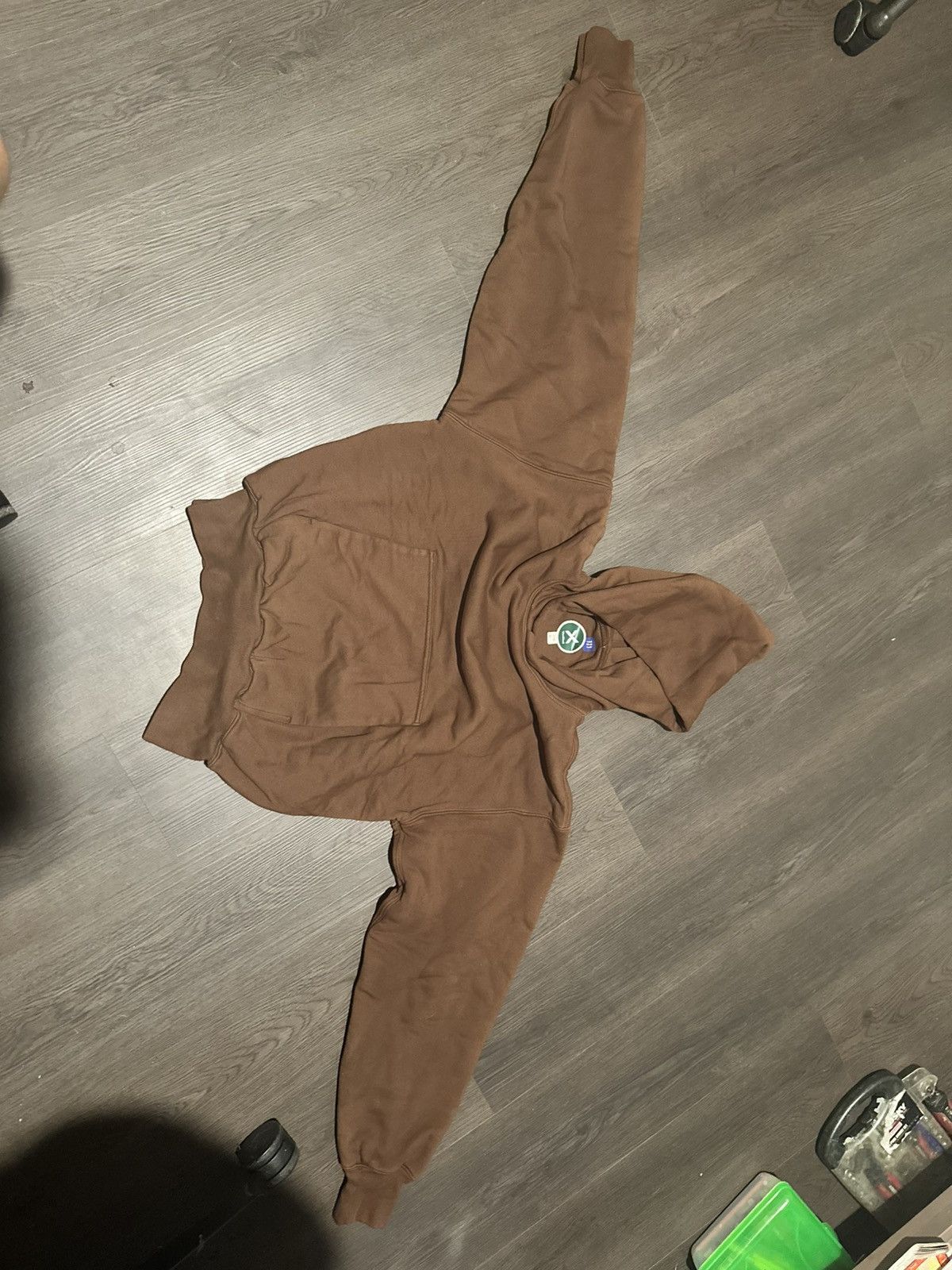 Gap × Kanye West × Yeezy Brown Gap Yeezy Hoodie Size Small Size US S / EU 44-46 / 1 - 1 Thumbnail