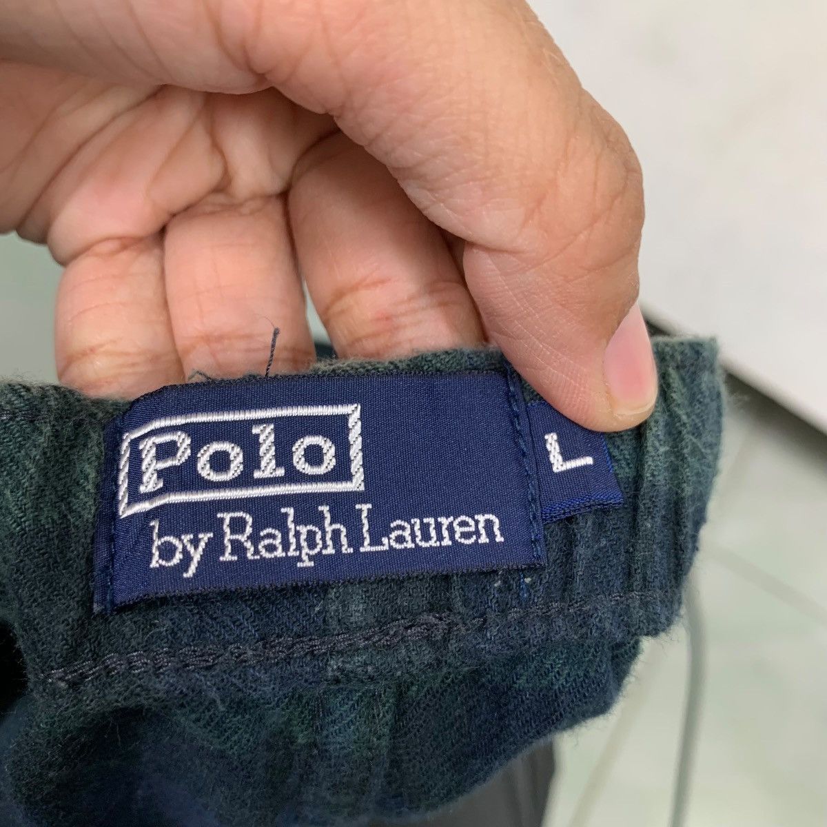 Polo Ralph Lauren Polo Ralph Lauren Checked Plaid Drawstrings Pant #0173-C9 Size US 30 / EU 46 - 12 Thumbnail