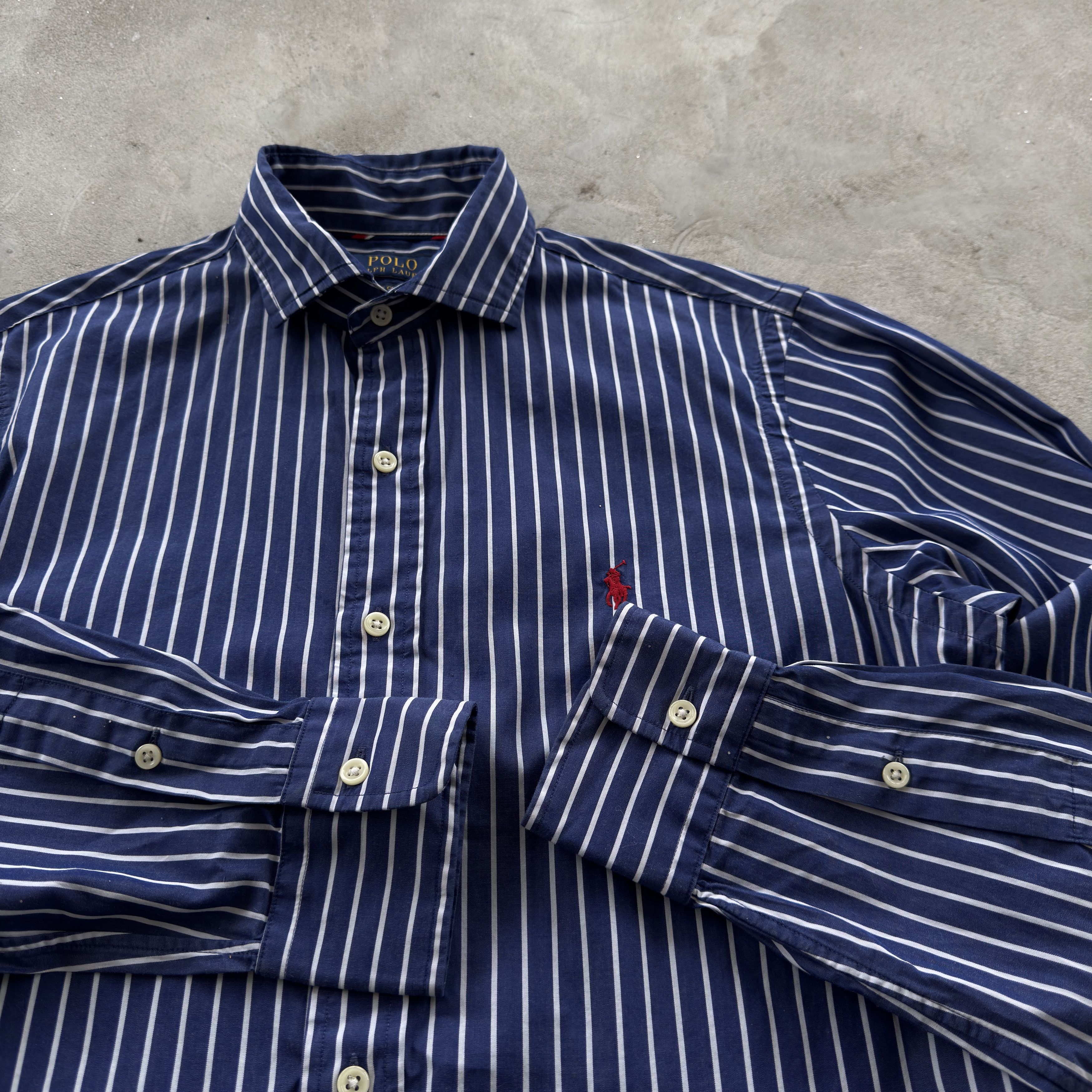 Polo Ralph Lauren Vintage 90s Polo Ralph Lauren Striped Button Ups Shirt Size US S / EU 44-46 / 1 - 4 Thumbnail