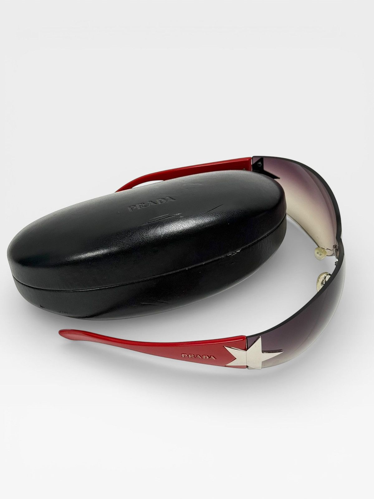 Prada Y2K ICONIC PRADA CHROME STAR SUNGLASSES Size ONE SIZE - 7 Thumbnail