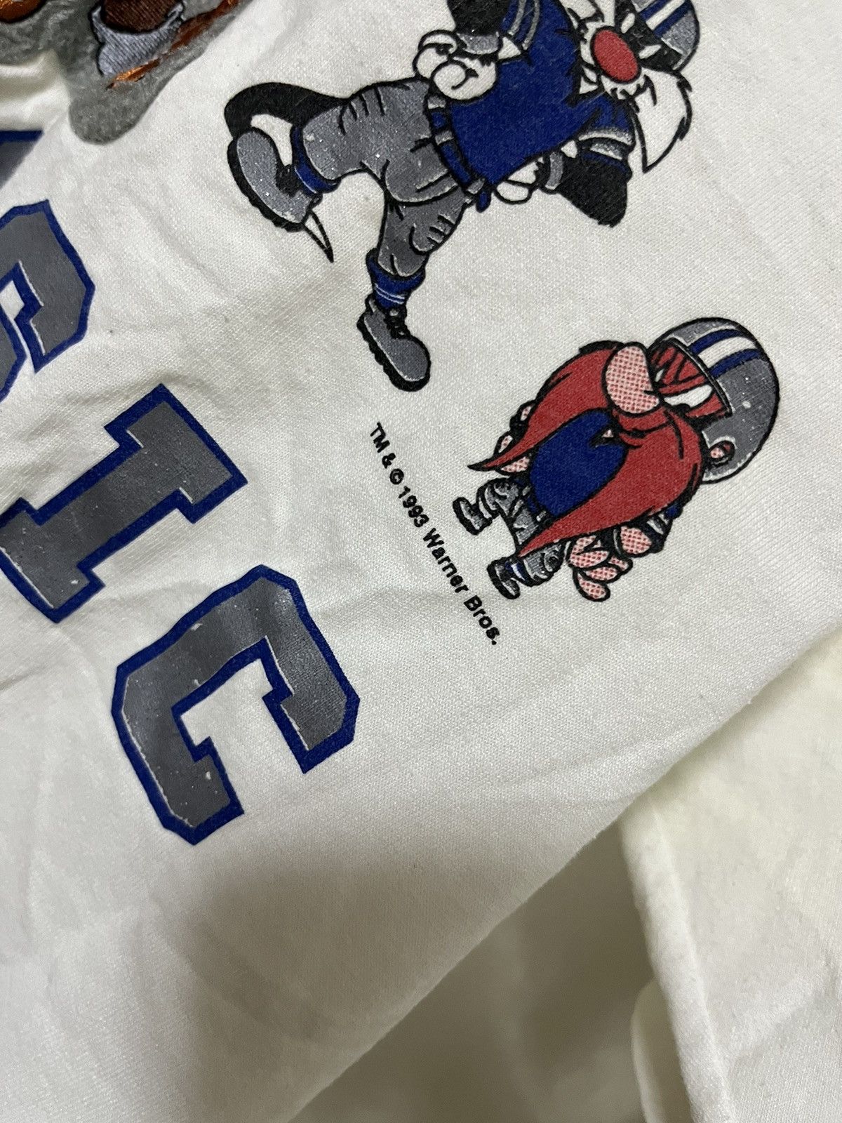 Cartoon Network Looney Tunes American Football 1993 Vintage T Shirt Size US L / EU 52-54 / 3 - 4 Thumbnail