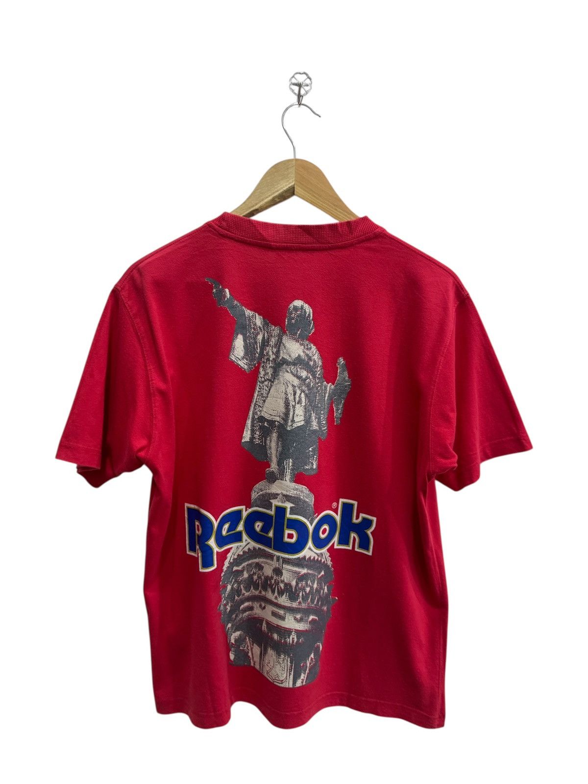 Reebok × Vintage Vintage 1994 Reebok Statue Of Liberty Big Print Size US M / EU 48-50 / 2 - 2 Thumbnail