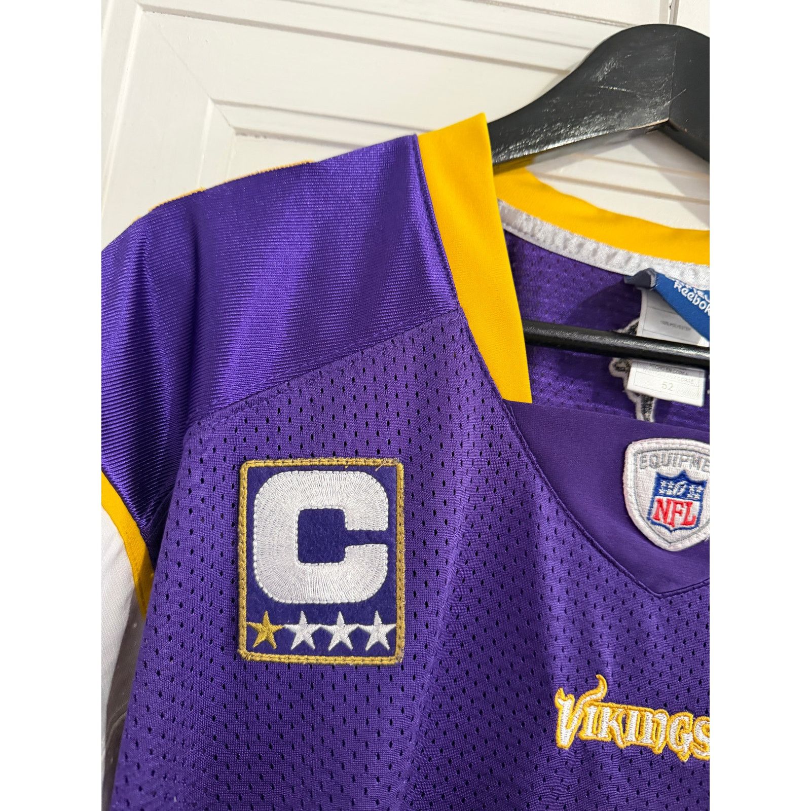 Reebok Brett Favre Minnesota Vikings Jersey Size 52 (XL) Size US XL / EU 56 / 4 - 5 Thumbnail