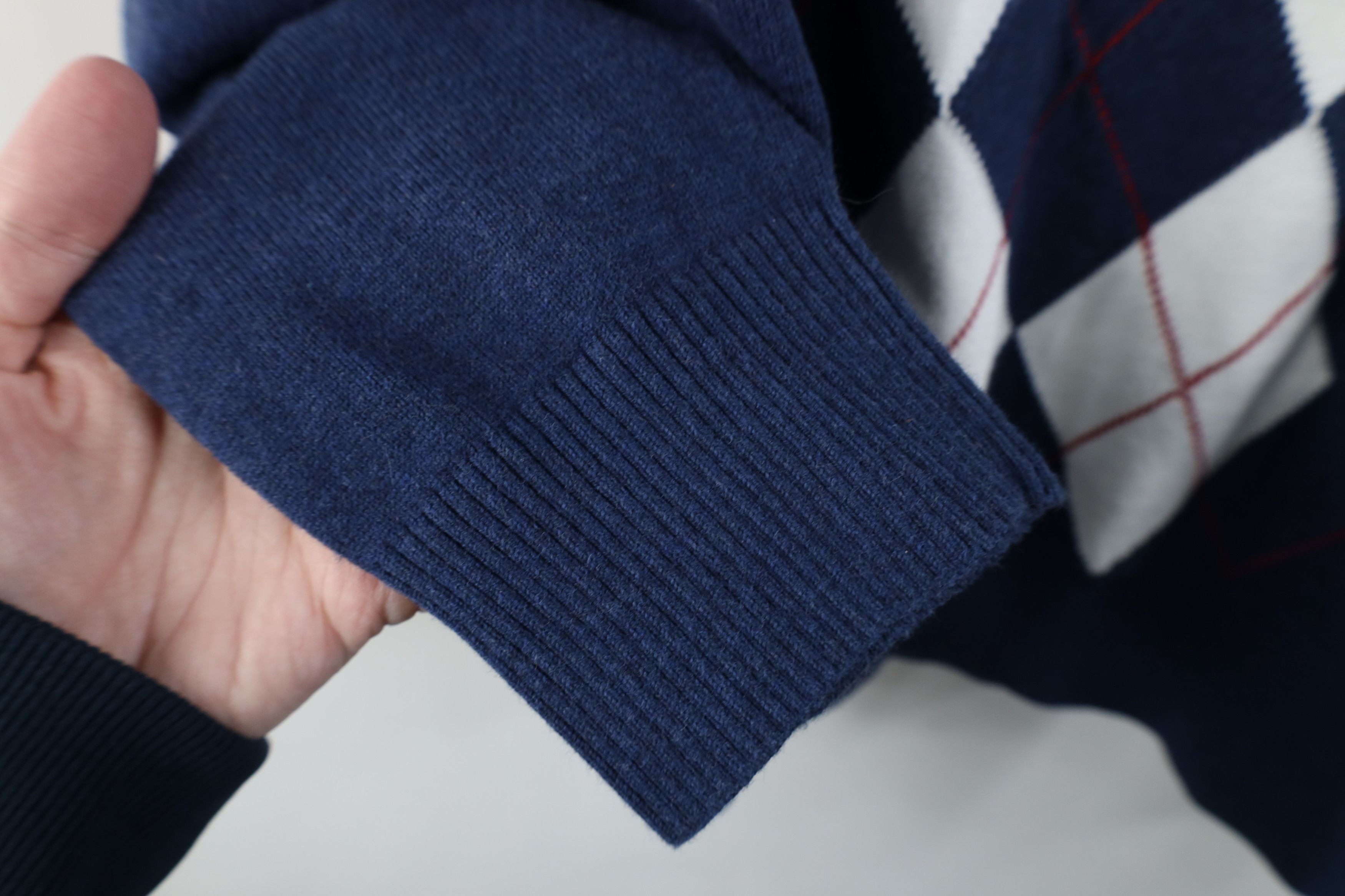 Tommy Hilfiger Vintage Y2K Tommy Hilfiger Lightweight Diamond Knit Sweater Size US M / EU 48-50 / 2 - 6 Thumbnail