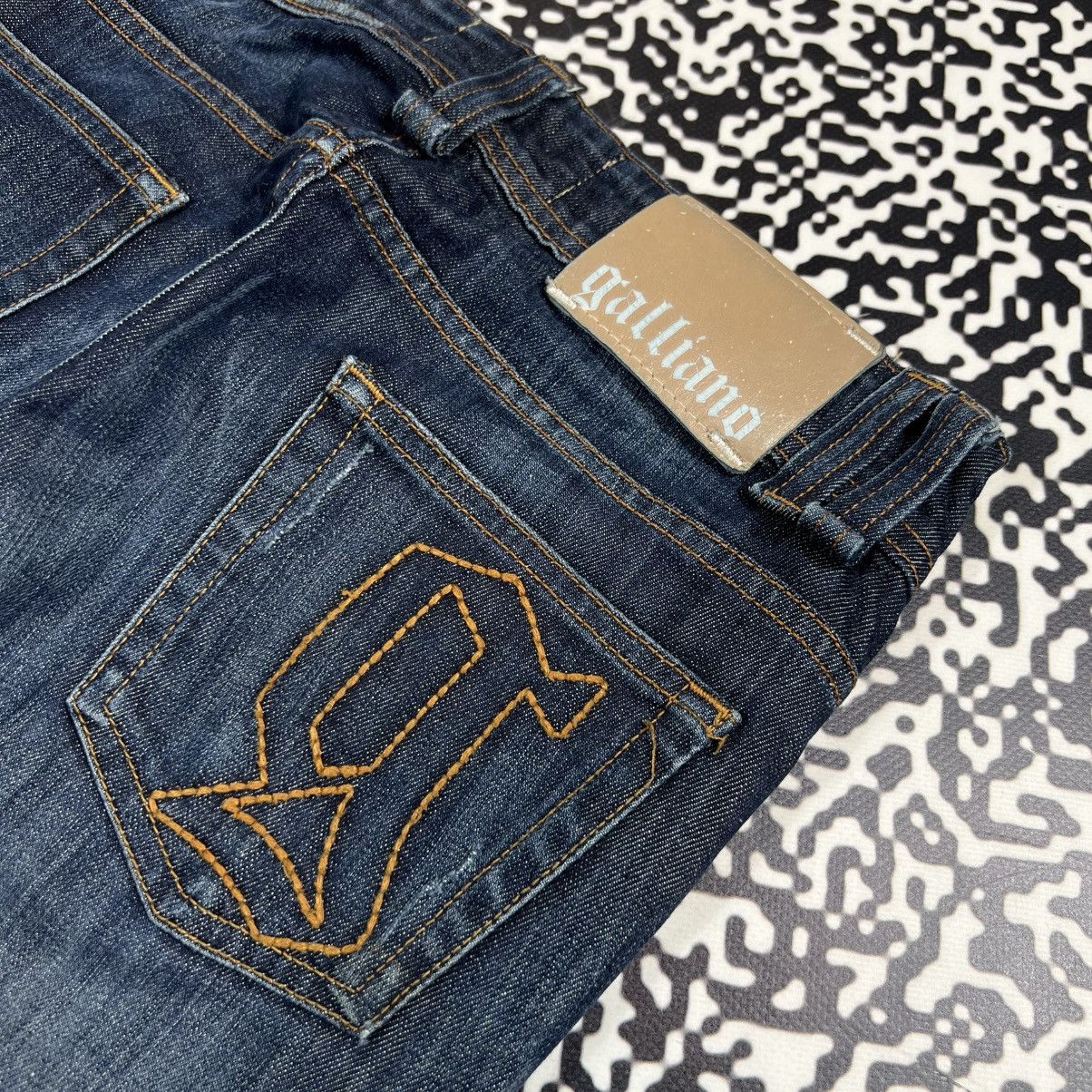 John Galliano Vintage Y2K John Galliano Luxury Casual 90s Style Jeans Size 26" / US 2 / IT 38 - 7 Thumbnail