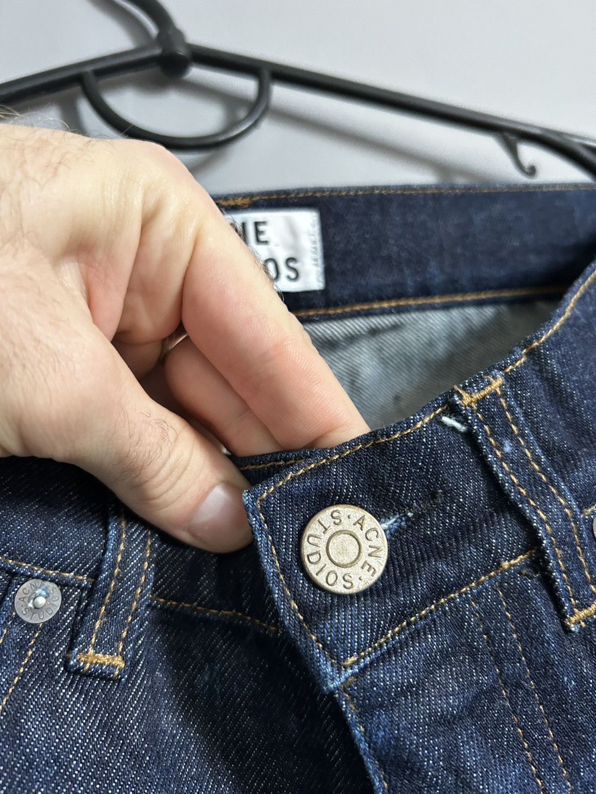 Acne Studios × Vintage Acne Studios Jeans Mens Black Slim Size 31/32 Size US 31 - 4 Thumbnail