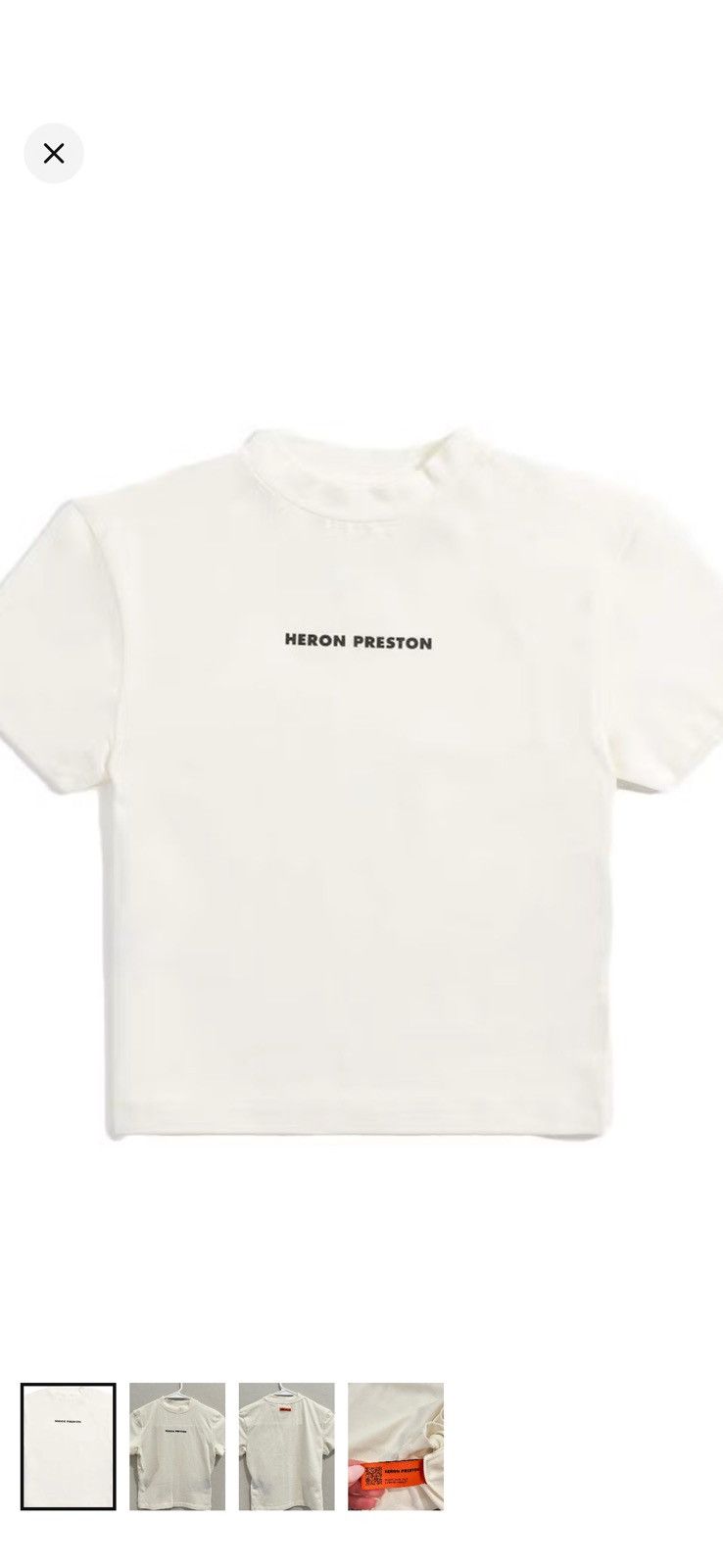 Heron Preston Heron Preston Logo Tee Size S / US 4 / IT 40 - 1 Thumbnail