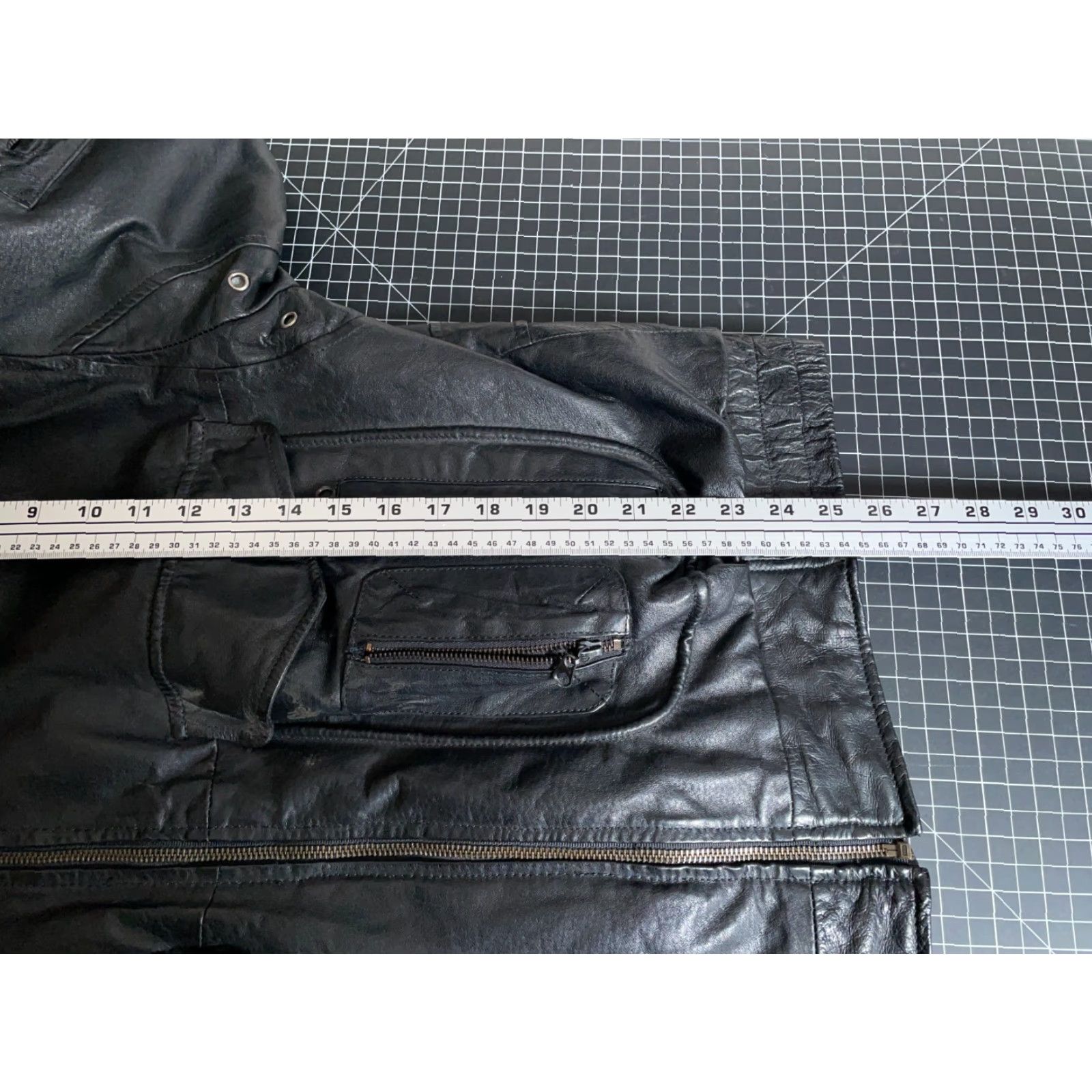 Vintage Vintage Weekends Leather Jacket Men XL Black Quilted Lined Insulated Zip Up Size US L / EU 52-54 / 3 - 6 Thumbnail