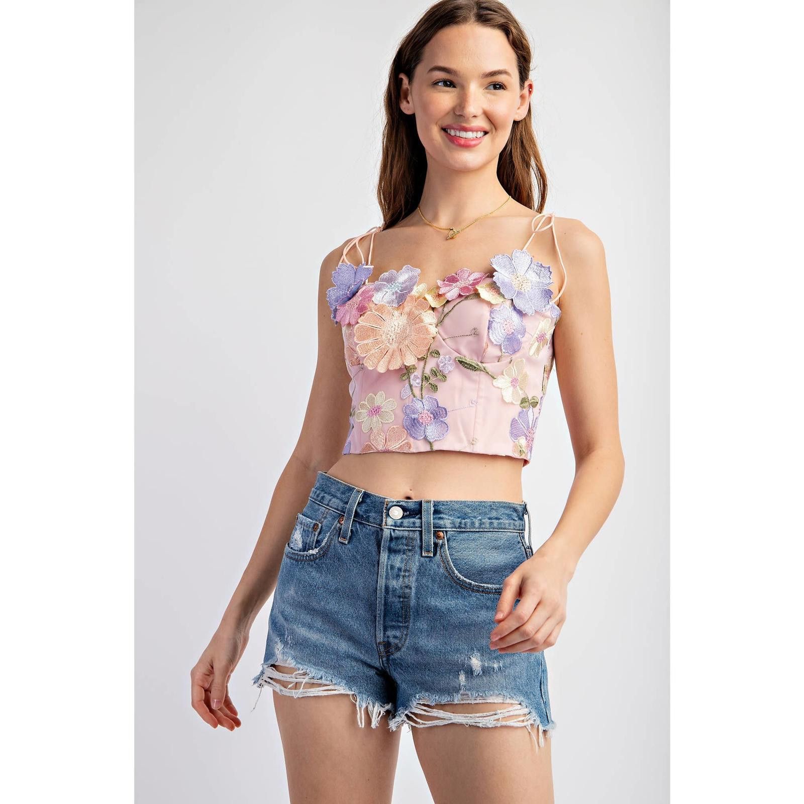 Other 3D Flower Embroidery Tank Top Size S / US 4 / IT 40 - 11 Thumbnail