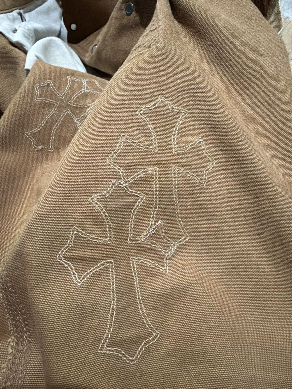 Chrome Hearts Chrome Hearts Sex Records Carhartt Tan Carpenter Pants Size US 34 / EU 50 - 18 Thumbnail