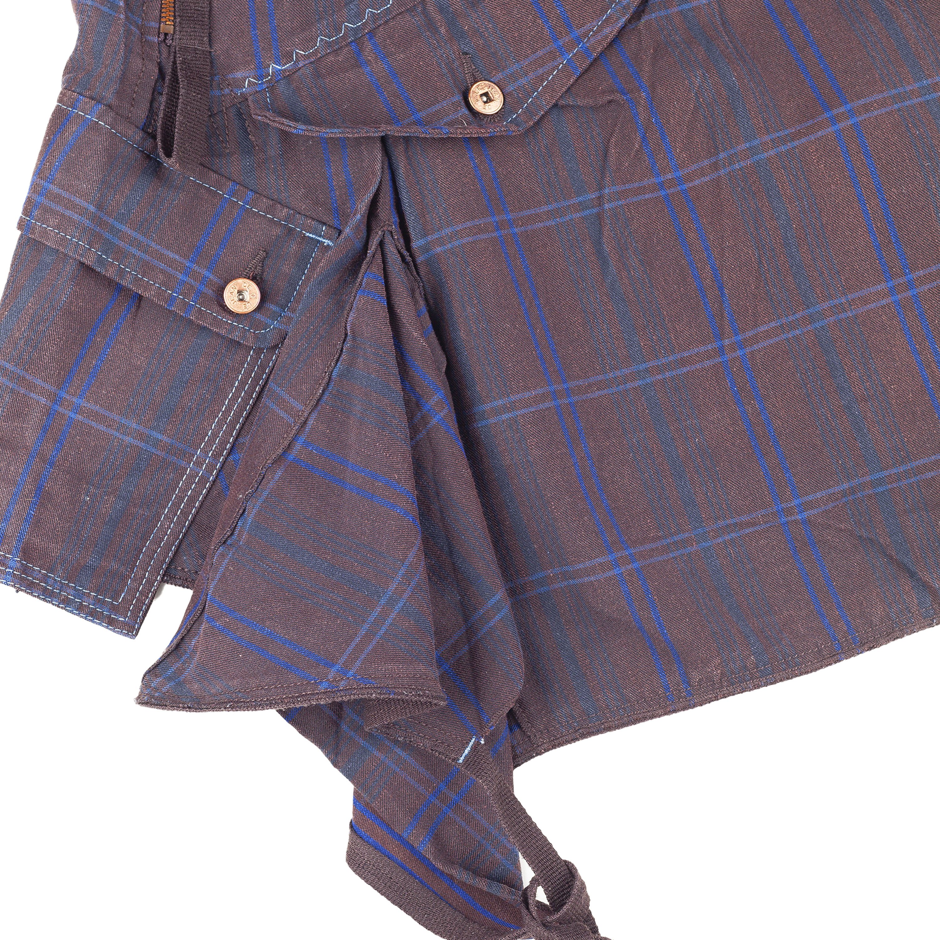 Marithe + Francois Girbaud Marithé François Girbaud Vintage Tartan Skirt (M) Size 28" / US 6 / IT 42 - 4 Thumbnail