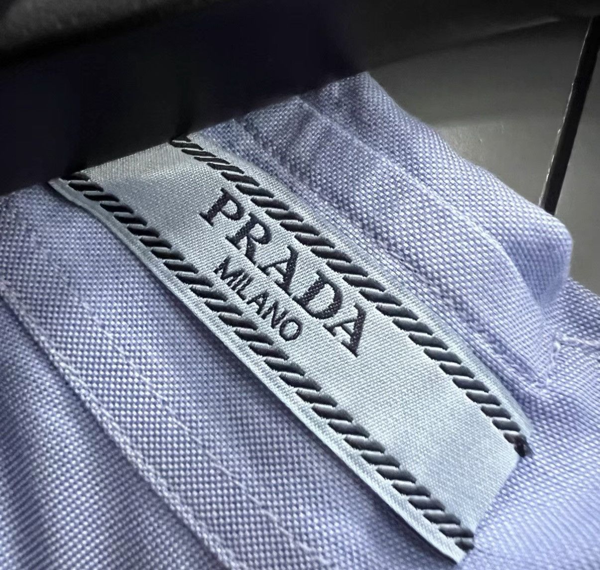 Prada Prada Blue Collared Shirt Dress J41 Size S / US 4 / IT 40 - 3 Thumbnail