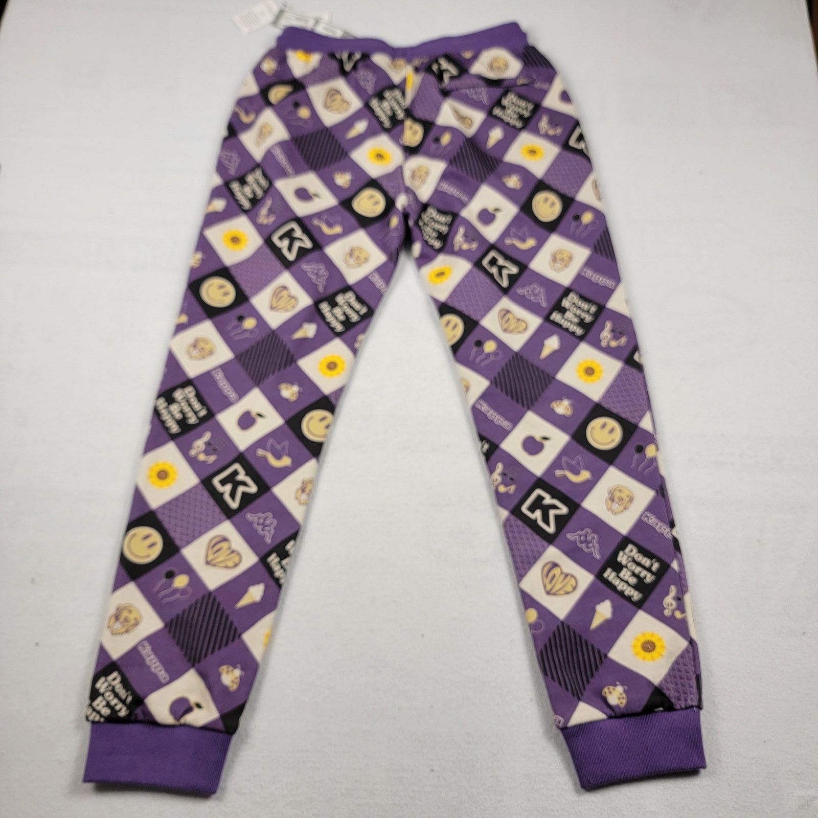 Kappa Kappa Logo Edmar Fleece Jogger Purple Mens Sz L (827) Size US 32 / EU 48 - 2 Thumbnail