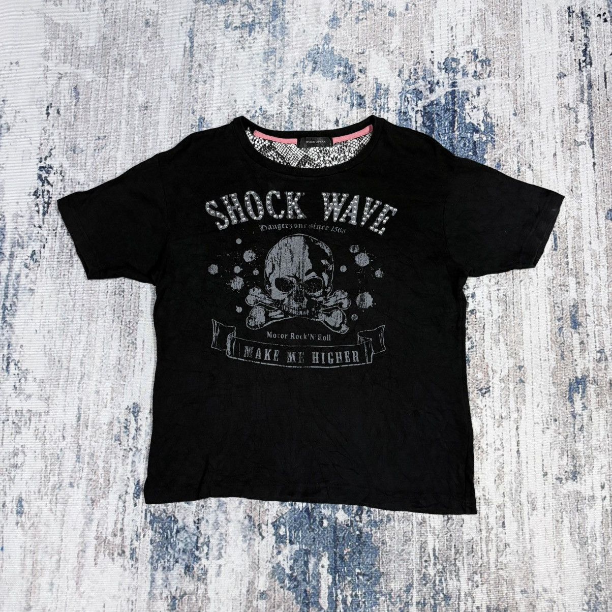 14th Addiction Y2k Space Opera Skull Ifsixwasnine Punk Style Tee Size US M / EU 48-50 / 2 - 1 Thumbnail
