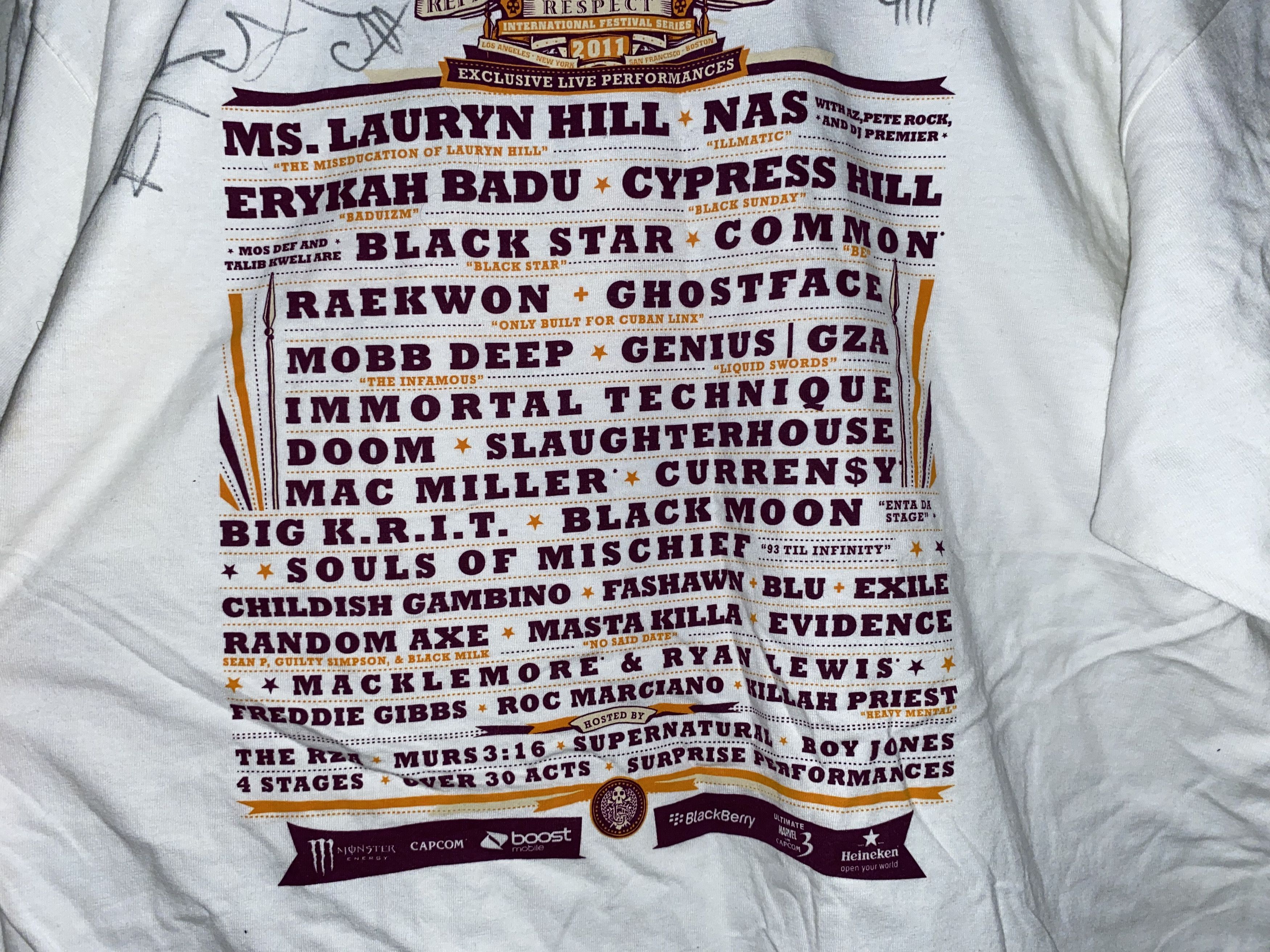 Alstyle × Band Tees × Vintage RARE Rock the Bells 2011 music Festival shirt Cypress Hill ! Size US XXL / EU 58 / 5 - 5 Thumbnail