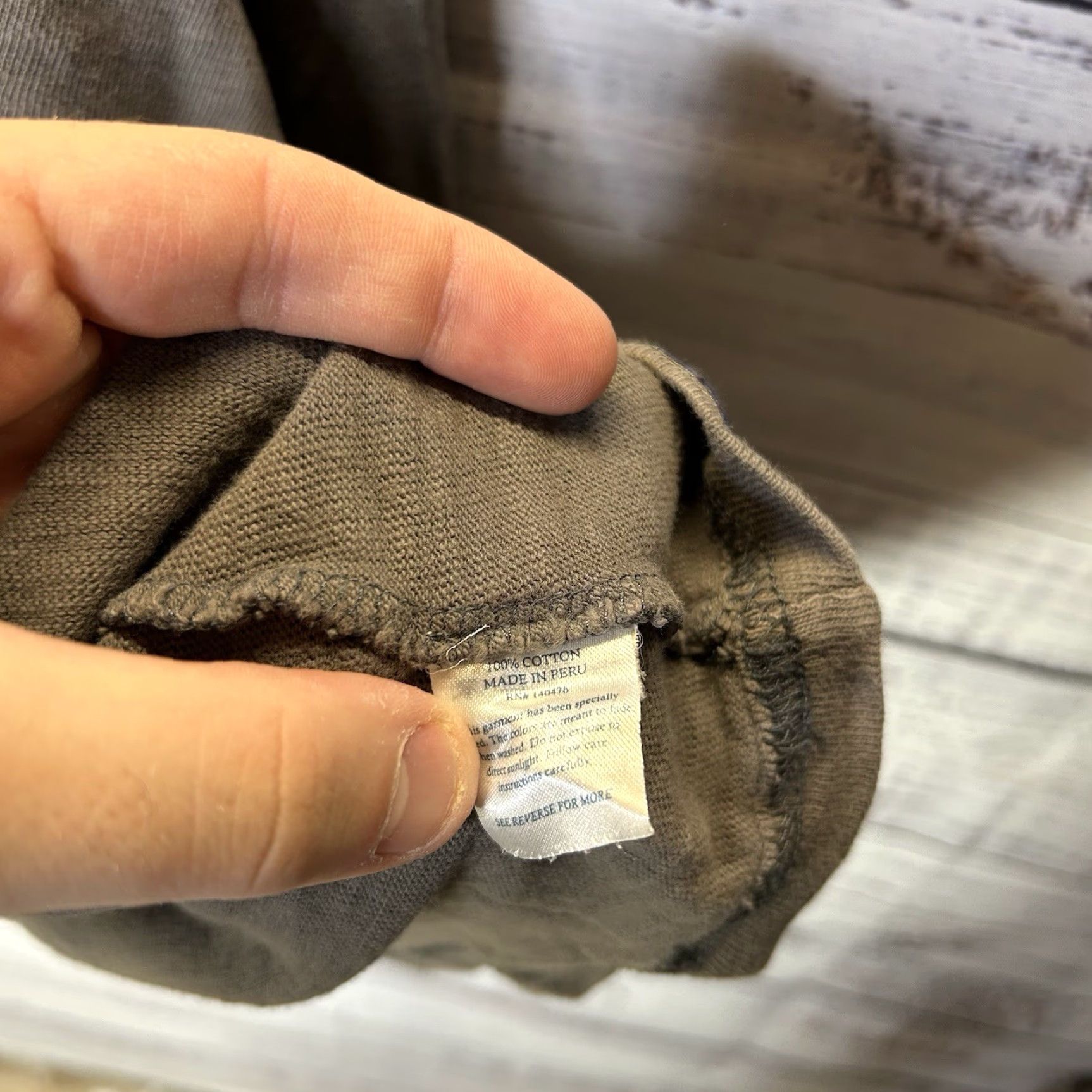 Faherty Faherty Shirt Henley Long Sleeve Cotton Solid Brown Men’s XL Size US XL / EU 56 / 4 - 6 Thumbnail