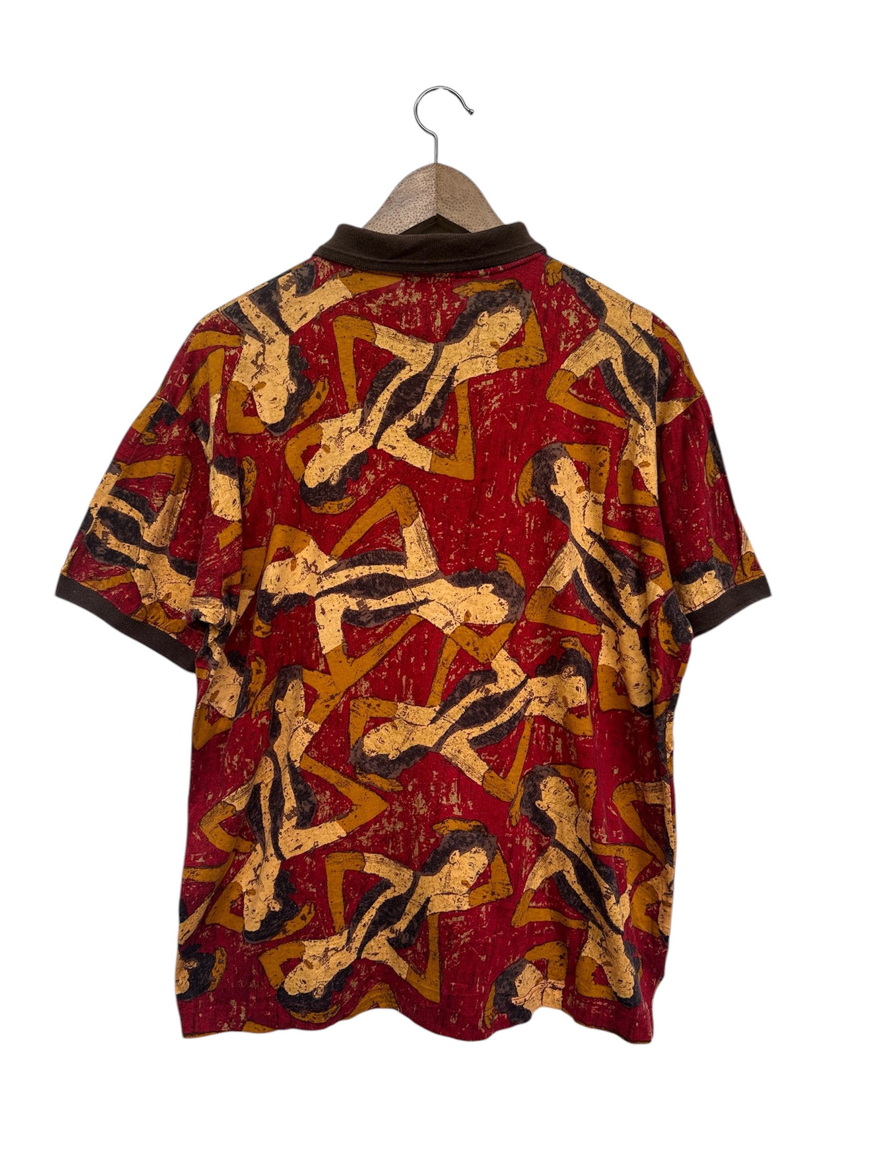 Yoshiyuki Konishi Vintage Abstract Yoshiyuki Konishi Ficce Art Polo Tee Size US L / EU 52-54 / 3 - 8 Thumbnail