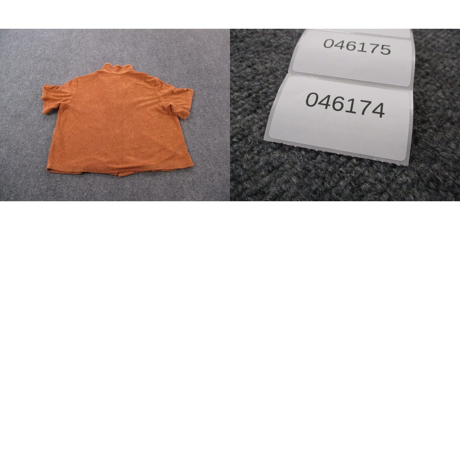 Marine Layer Marine Layer Shirt Womens XL Orange Cropped Terry Cloth Beach Preppy Surf Size XL / US 12-14 / IT 48-50 - 8 Thumbnail