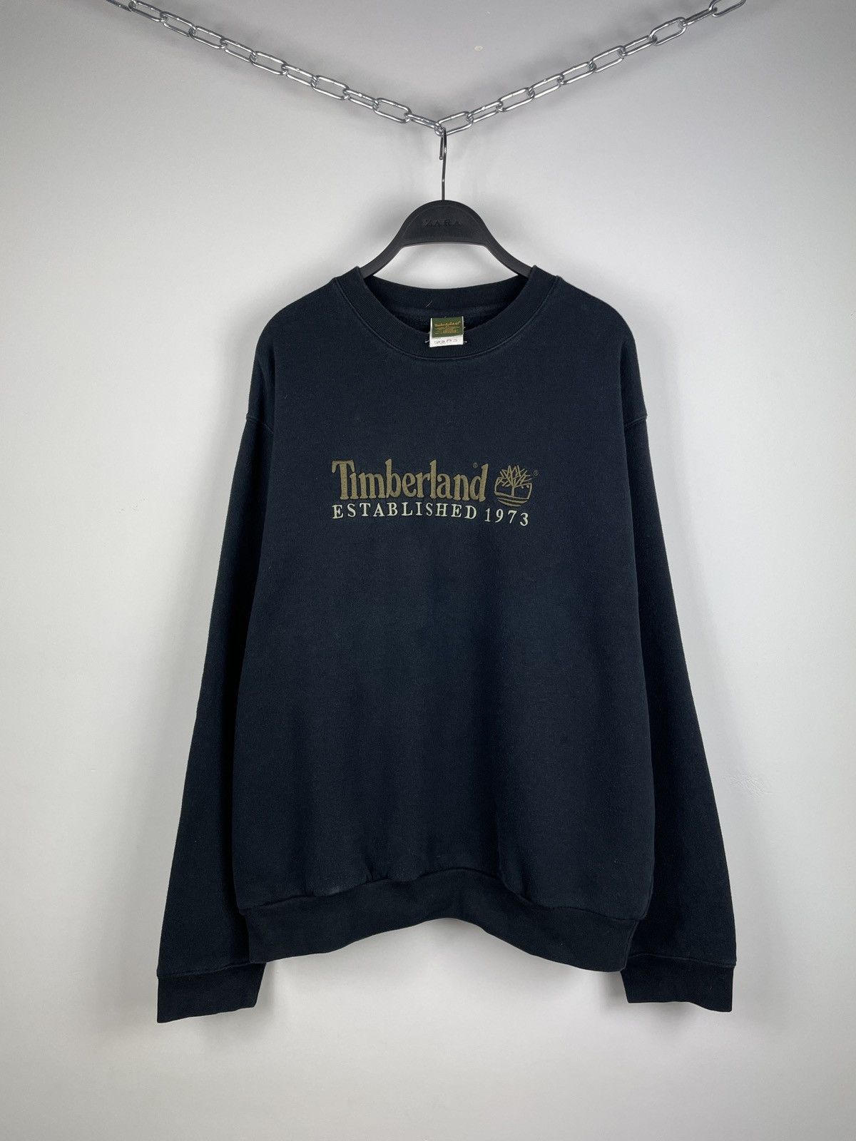Timberland × Vintage Vintage Y2K Timberland Big Logo Hype Streetwear Sweatshirt Size US XL / EU 56 / 4 - 1 Thumbnail