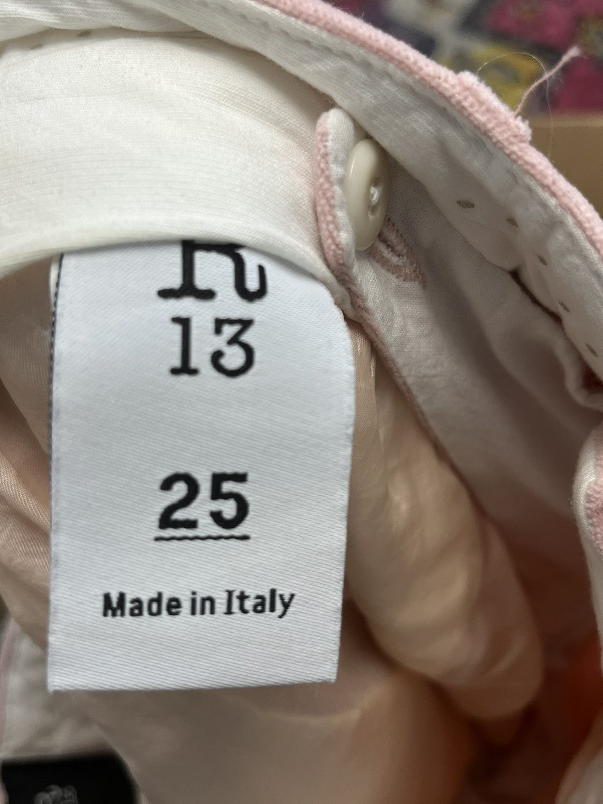 R13 R13 inverted pink trouser. Size 25 Size 25" / US 0 / IT 36 - 13 Thumbnail