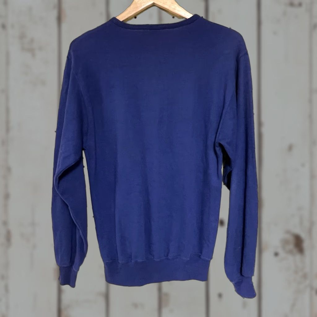 Jerzees VINTAGE Jerzees By Russell Long Sleeve Henley Blue Snap Shirt USA Men’s M Size US M / EU 48-50 / 2 - 1 Thumbnail
